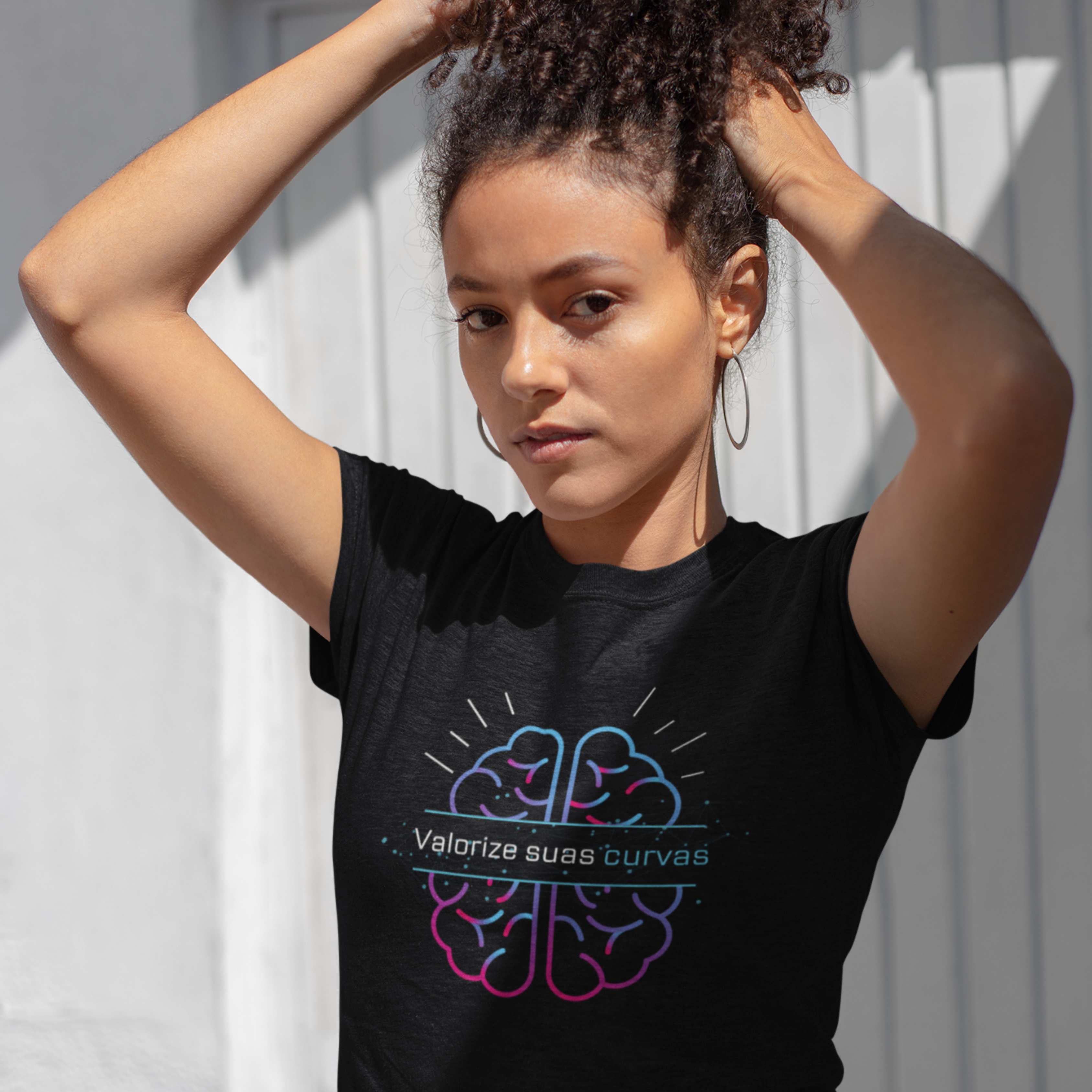 Camiseta Feminina -  Valorize Suas Curvas