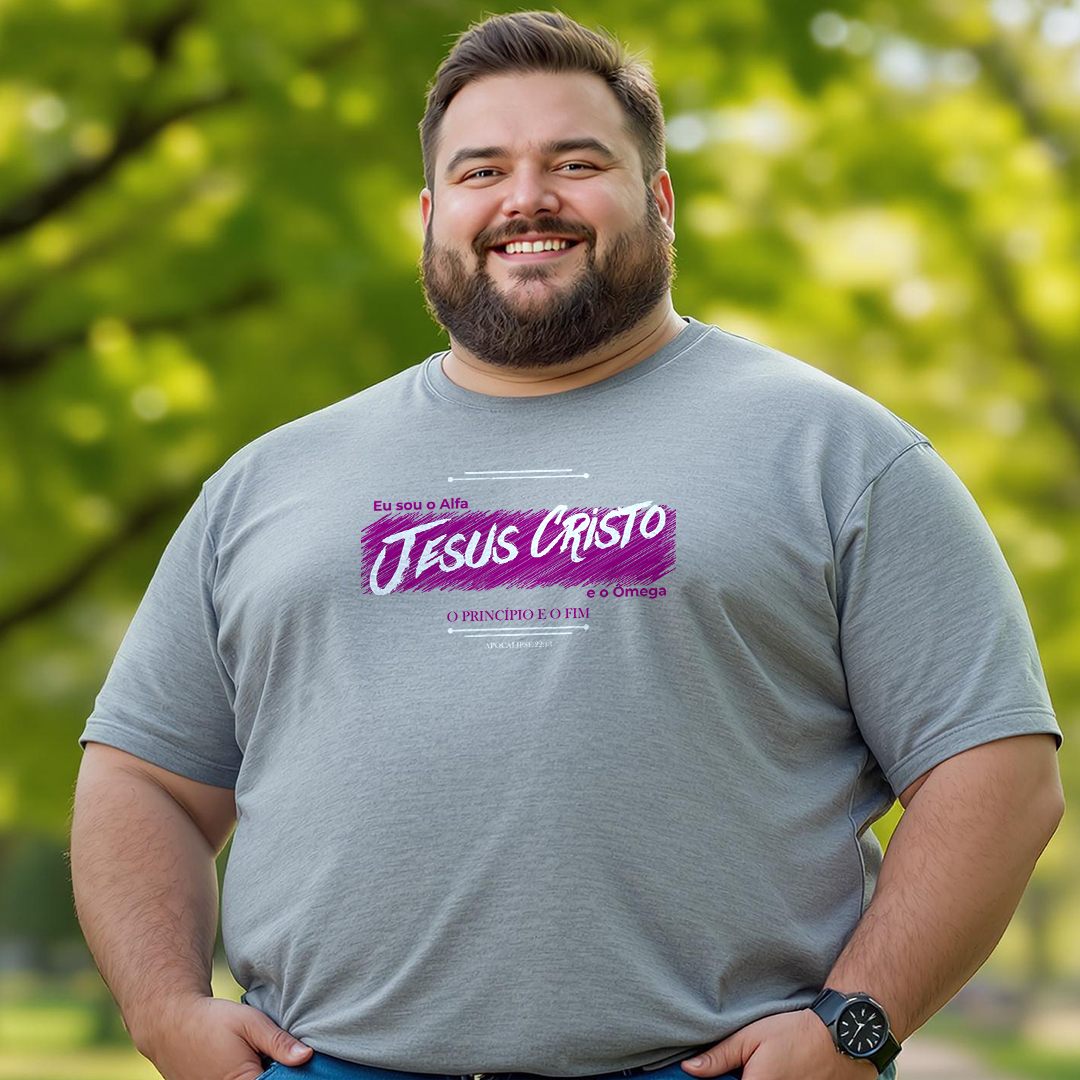 Camisa Plus Size Quality Alfa e Omega - Unissex