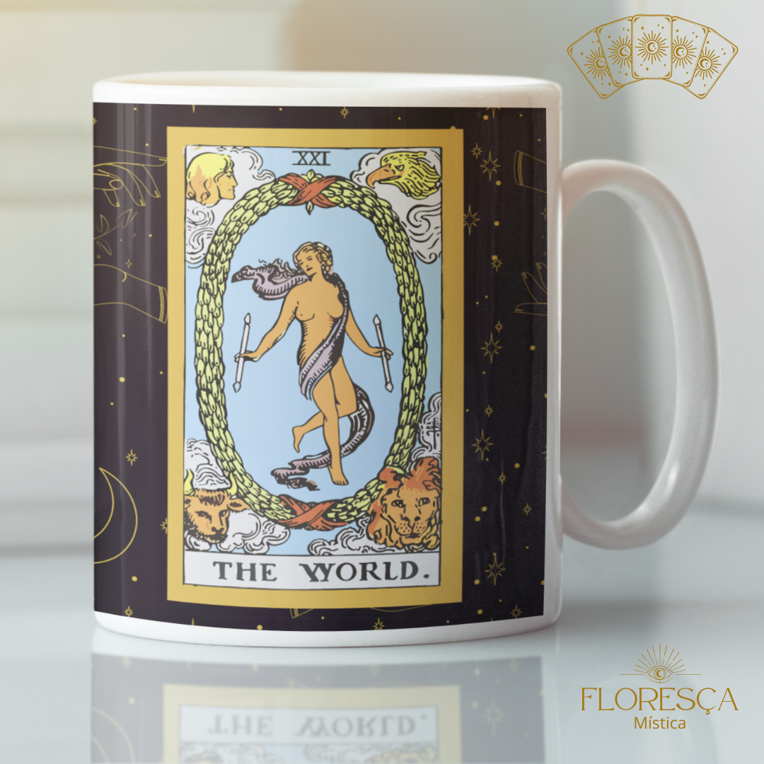 Coleção 22 Arcanos do Tarot Black - O Mundo