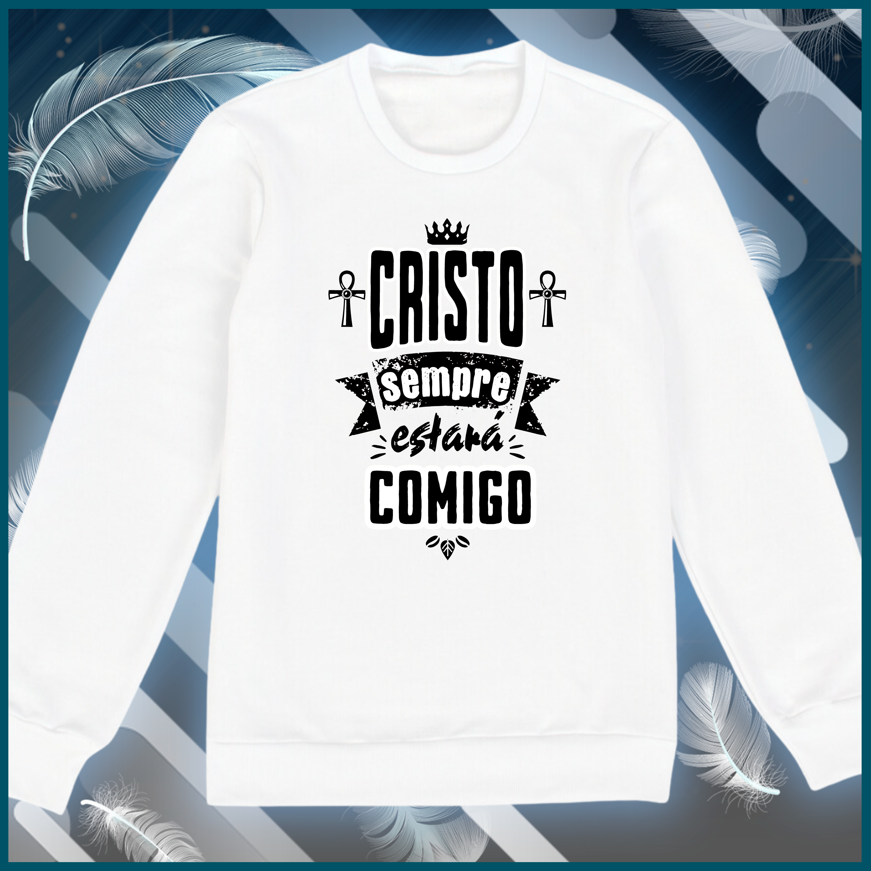 Moletom Fechado - Cristo sempre estará comigo