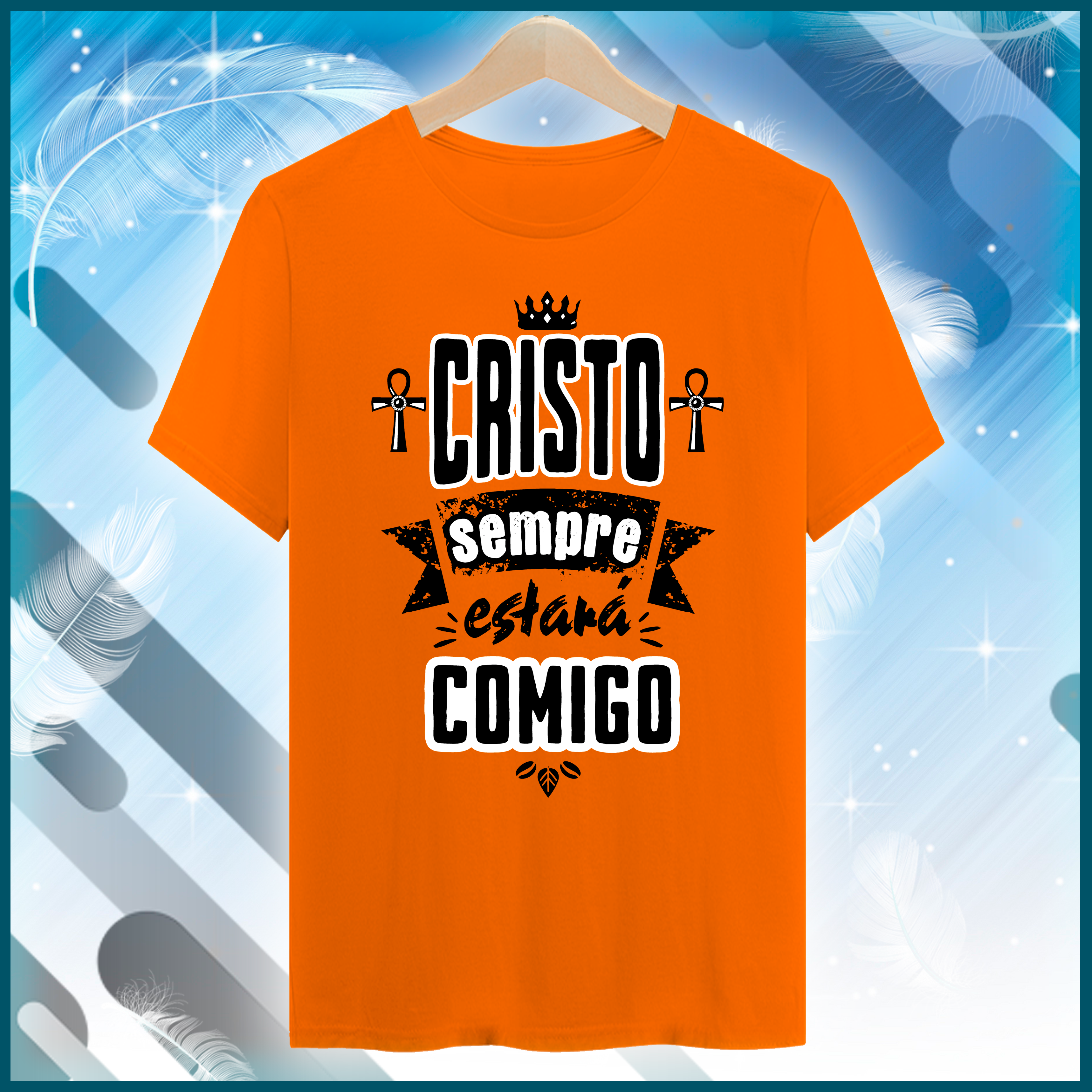 Camiseta - Cristo sempre estará comigo