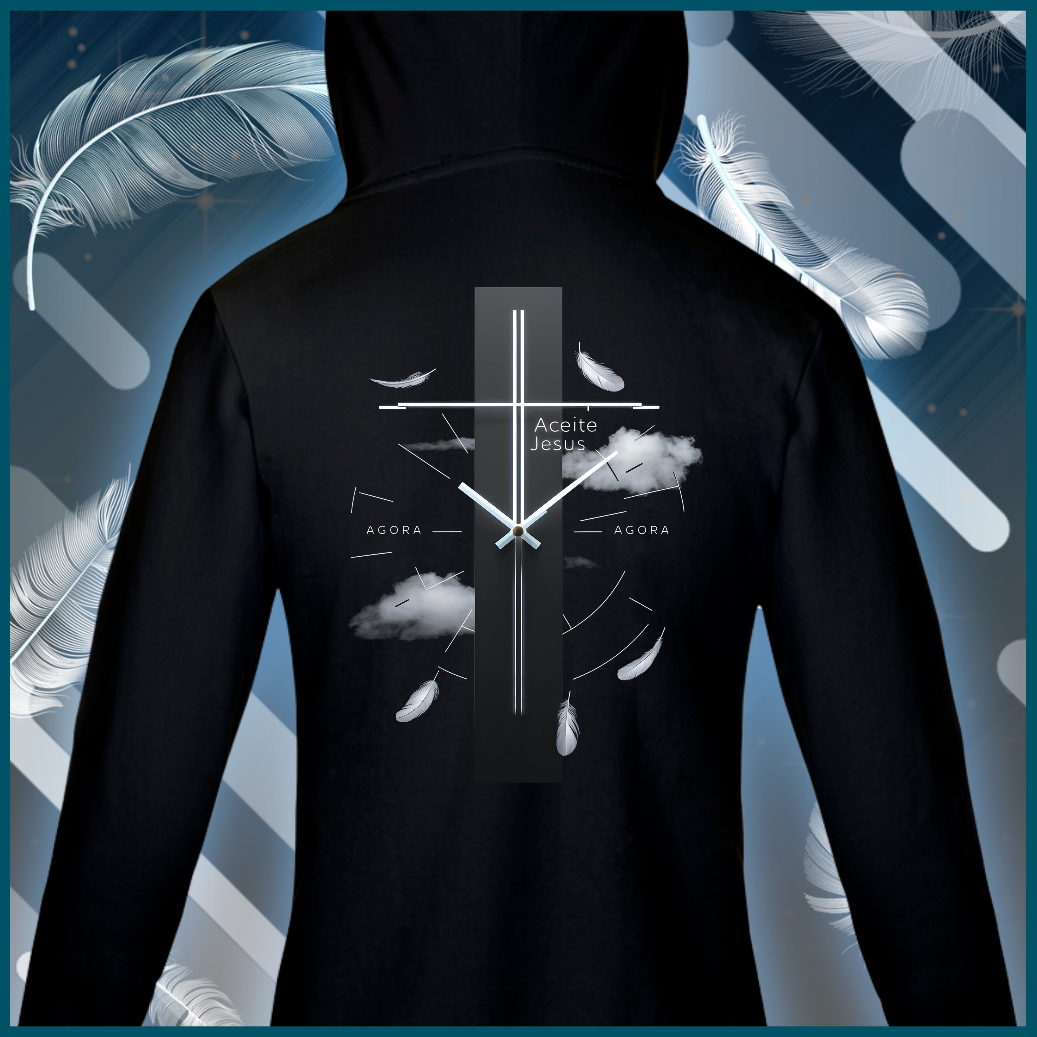 Moletom Com Zíper - Aceite Jesus AGORA