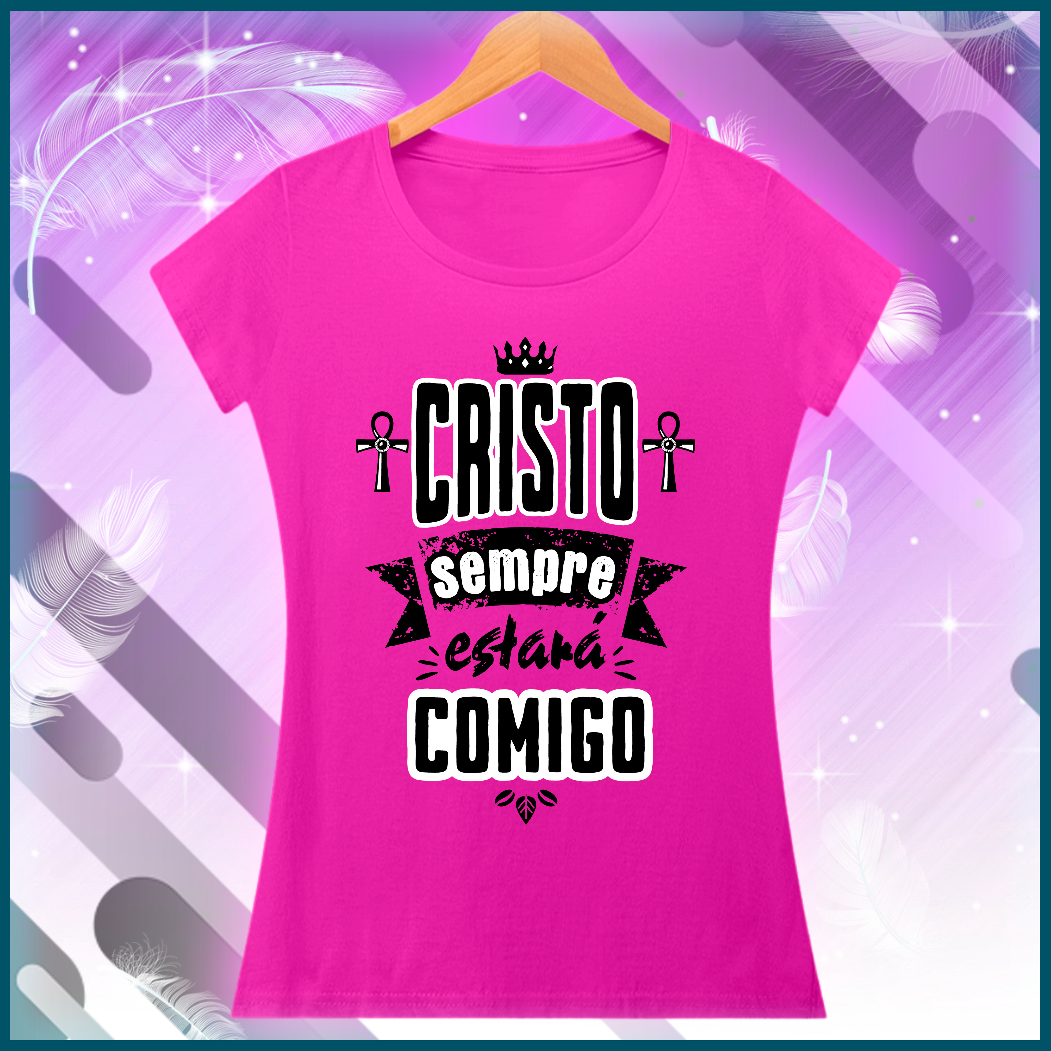 Baby look - Cristo sempre estará comigo