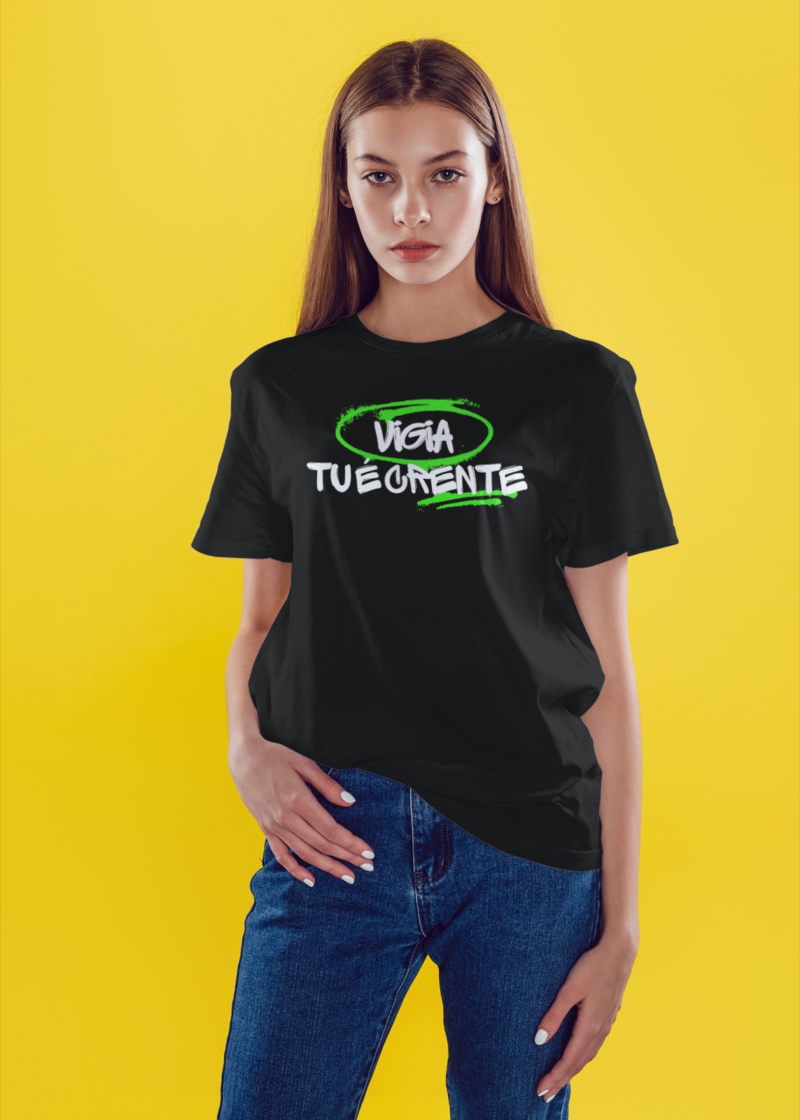 CAMISETA VIGIA TU É CRENTE