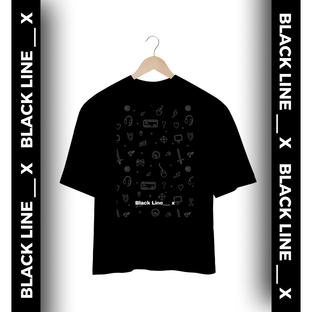 Camiseta Oversized Unissex Nerd Gamer