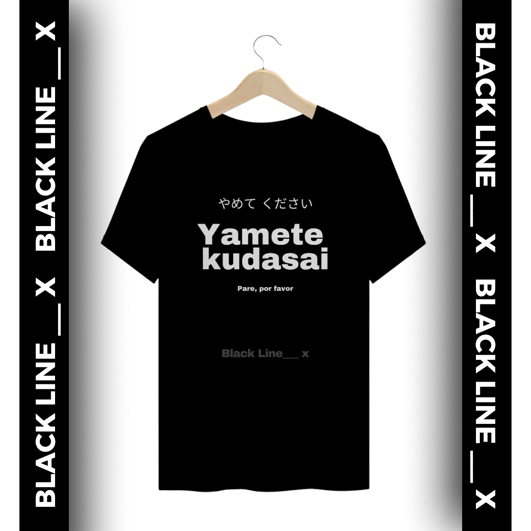 Camiseta Unissex Yamete Kudasai