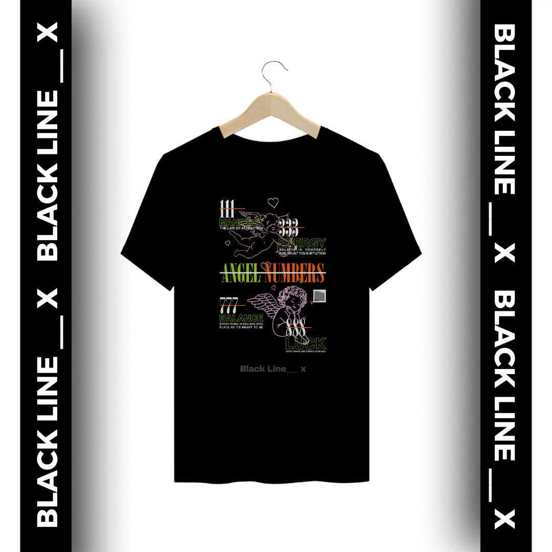 Camiseta Plussize Unissex Angel Numbers