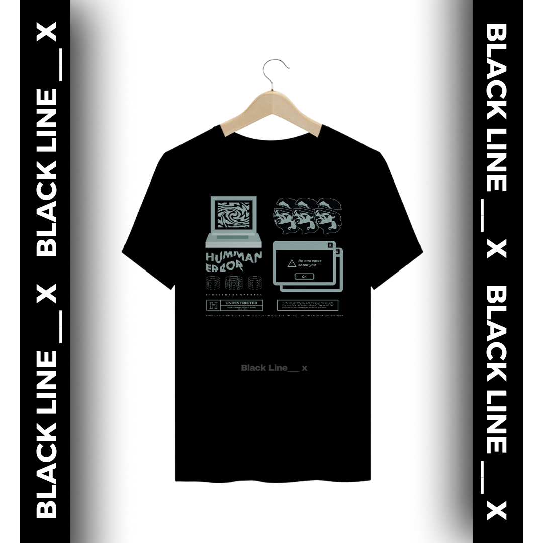 Camiseta Plussize Unissex Humman Error