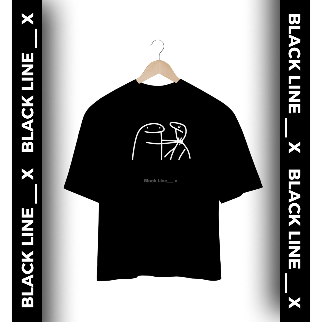 Camiseta Oversized Unissex Casal Moderno