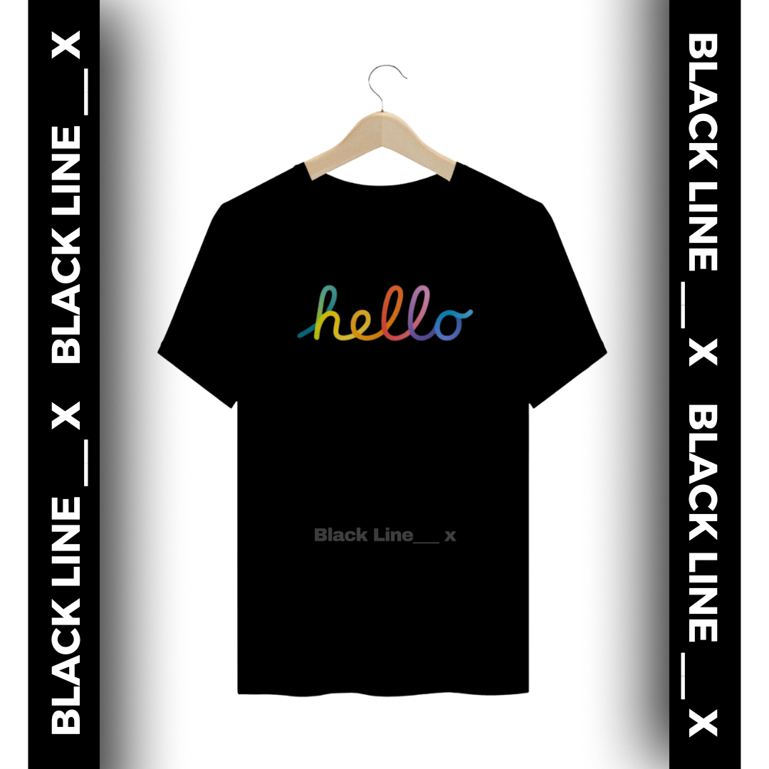 Camiseta Plussize Unissex Hello