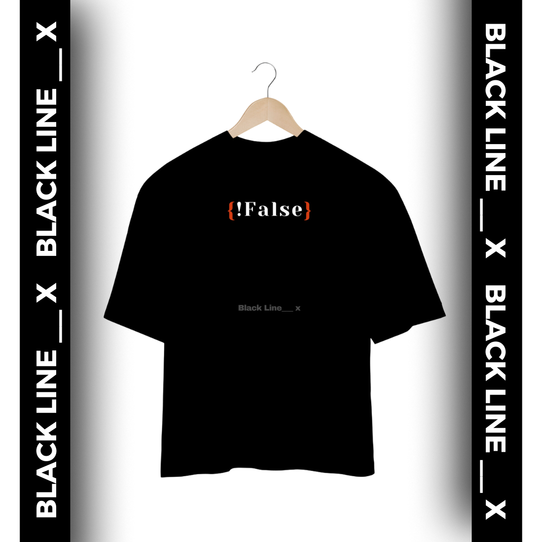 Camiseta Oversized Unissex False