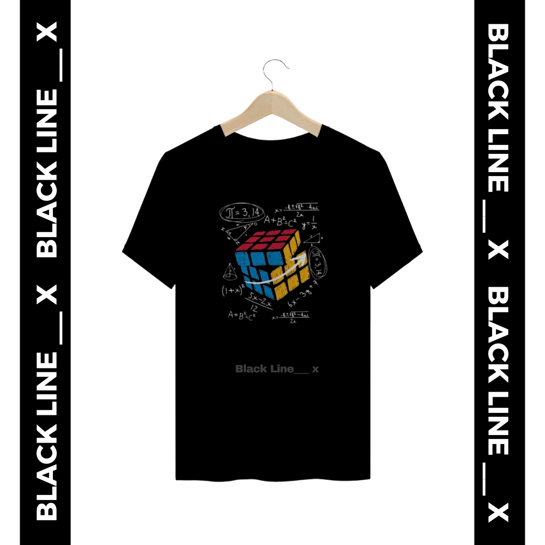 Camiseta Plussize Unissex Cubo Mágico