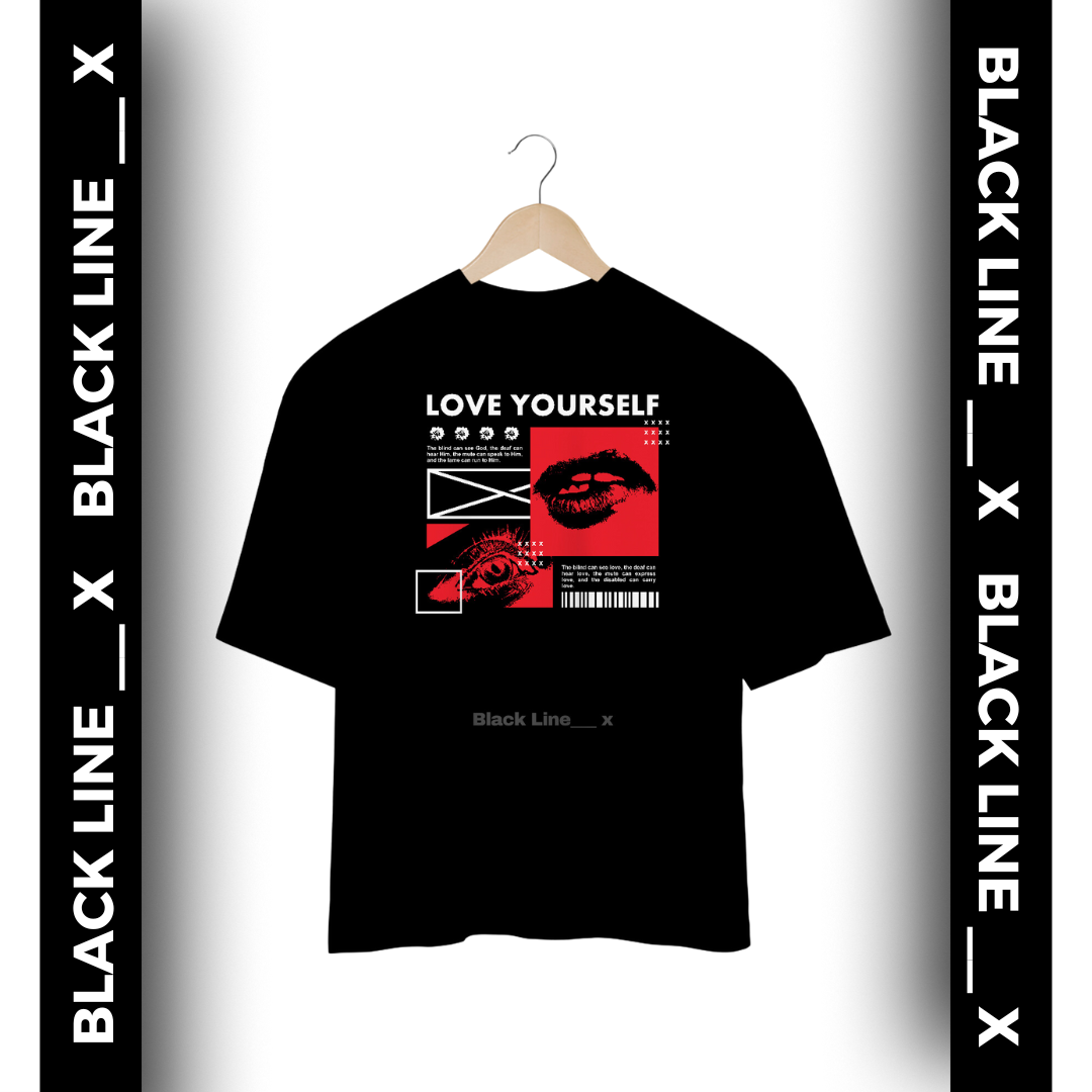 Camiseta Oversized Unissex Love Yourself