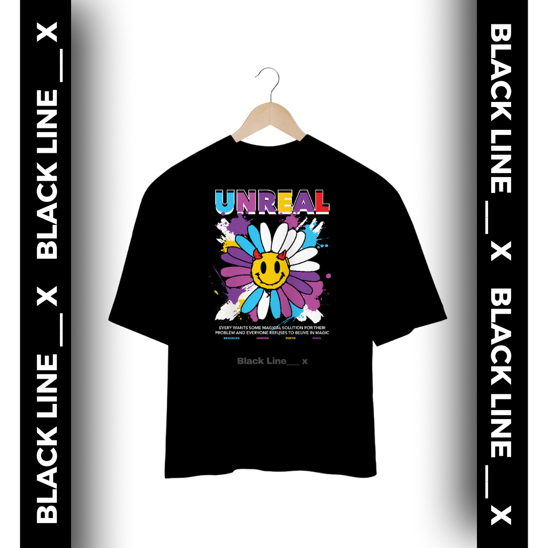 Camiseta Oversized Unissex Unreal