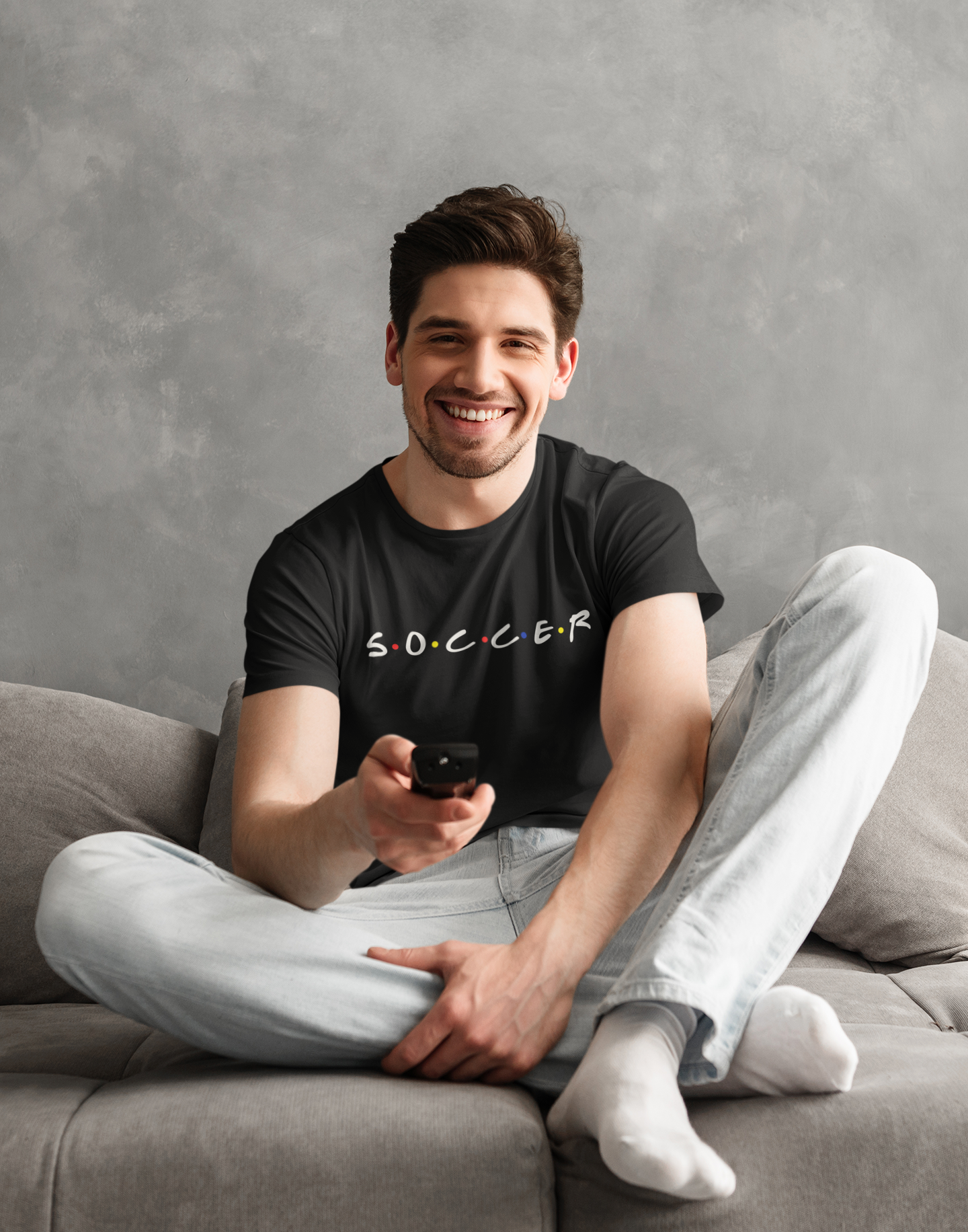 Camiseta Soccer Friends (Black)