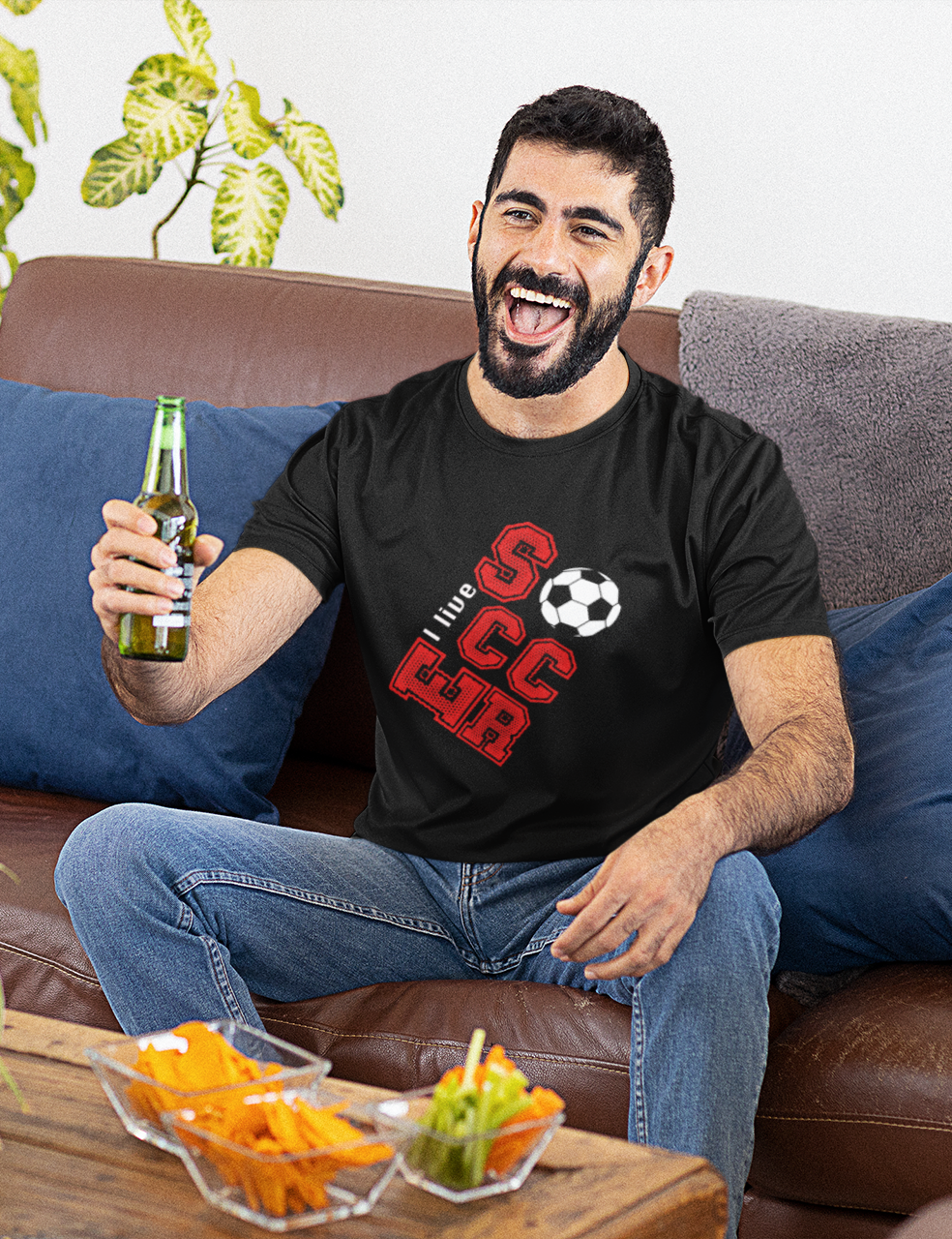 Camiseta I Live Soccer