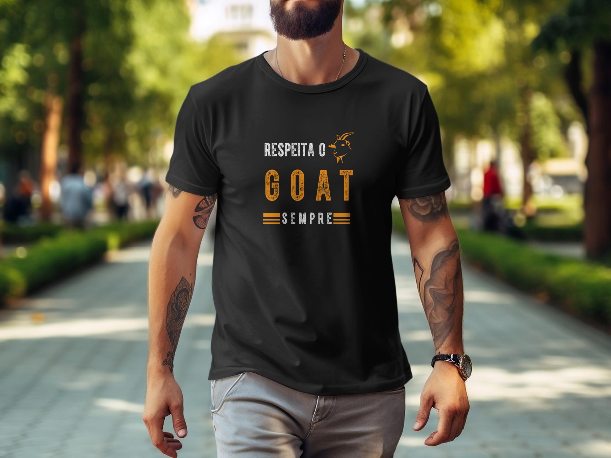 Camiseta Respeita o G.O.A.T.