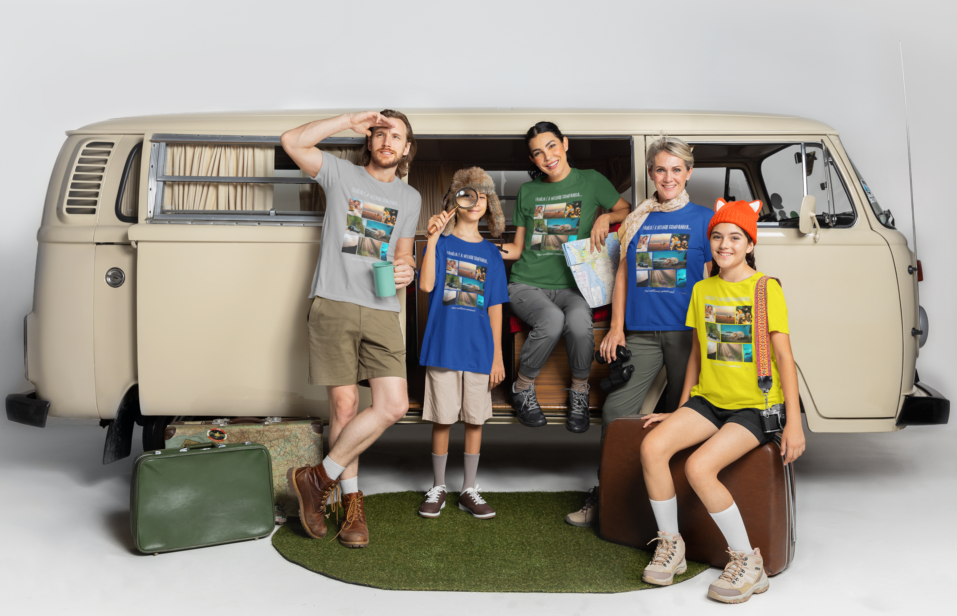 Aventuras em Família - Modelo Unissex