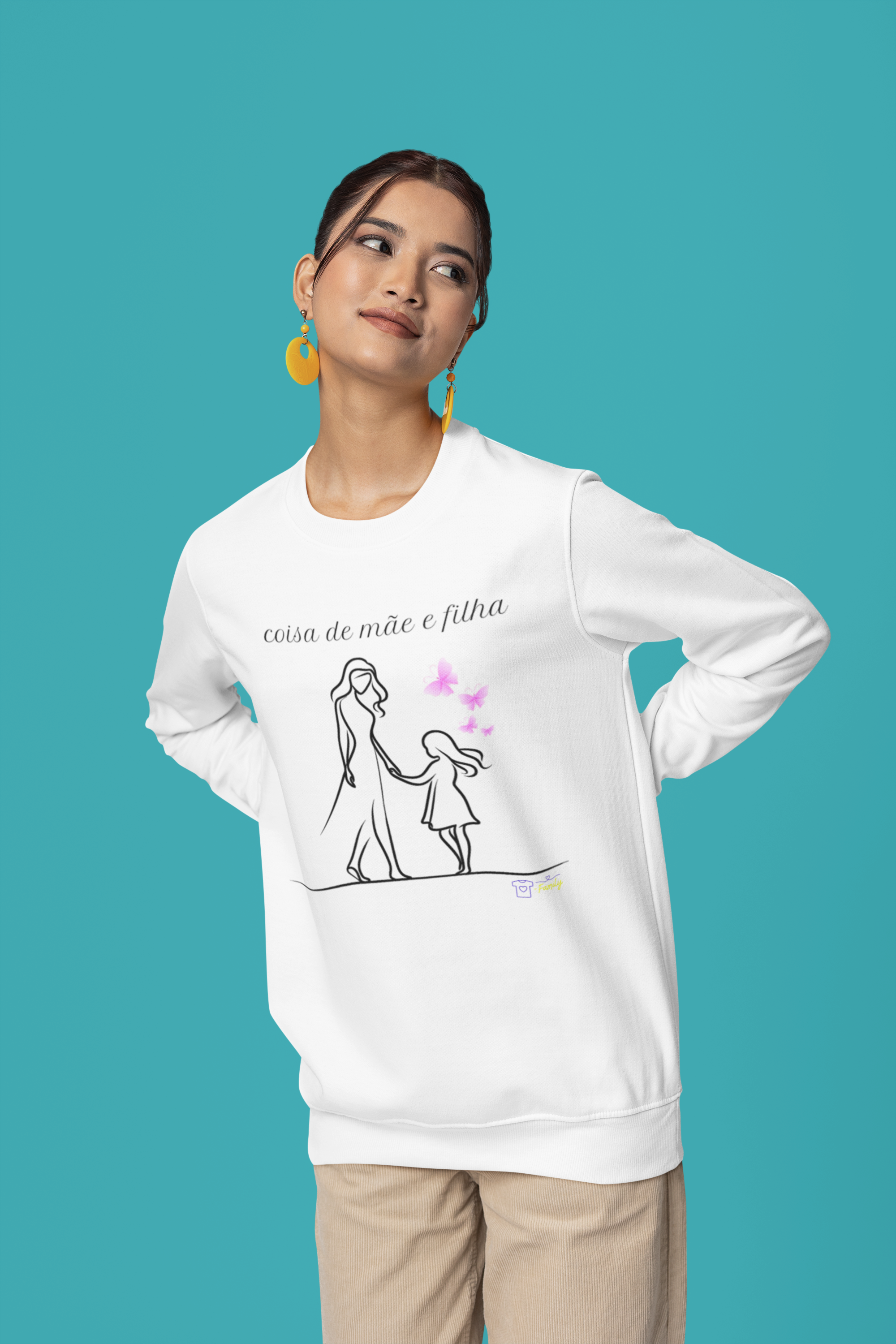 Aquecendo mãe e filha