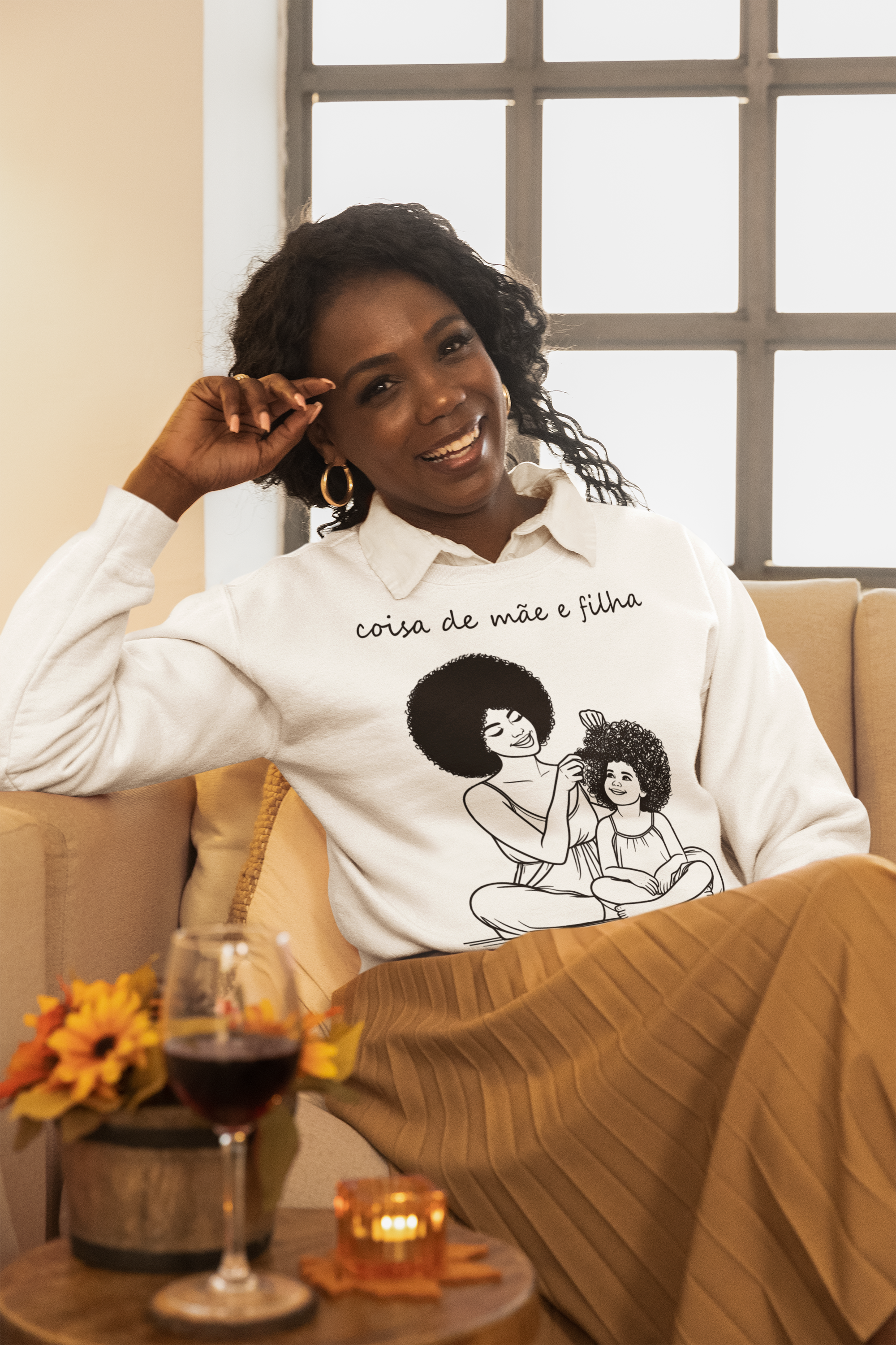 Conforto mãe e filha