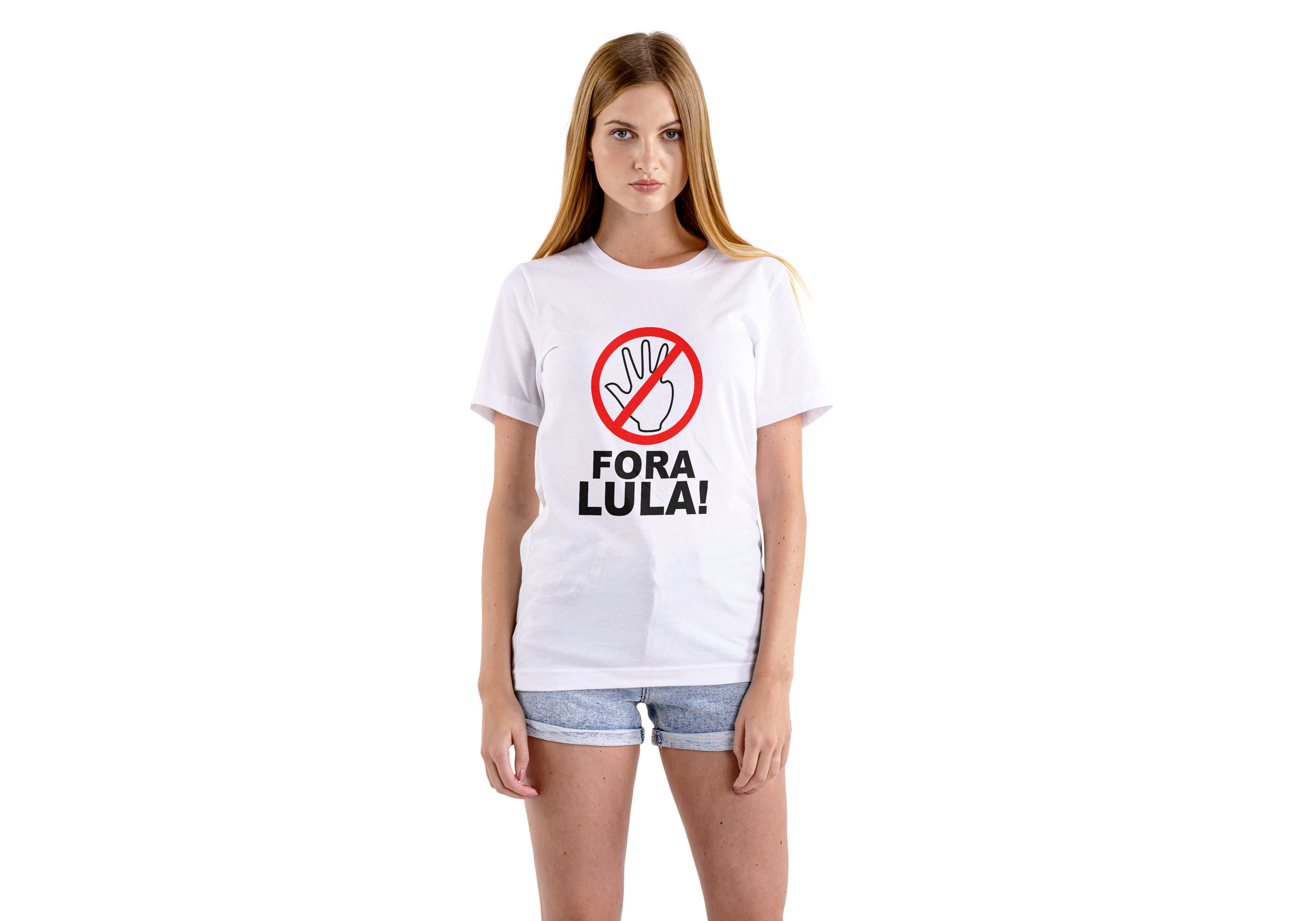 Camiseta Fora Lula Quatro Dedos