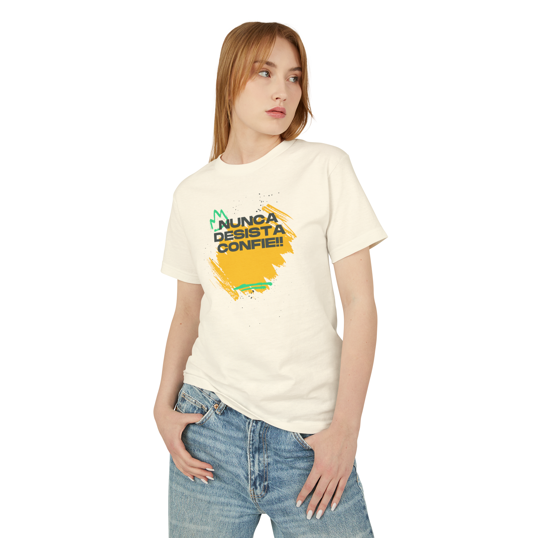 Camisa Quality Nunca desista 