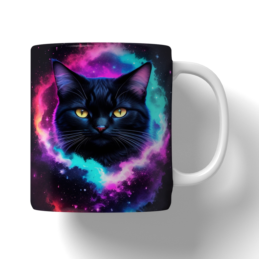 Caneca ilustrações de gatos