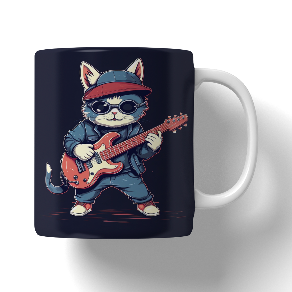 Caneca Ilustrações de Gatos