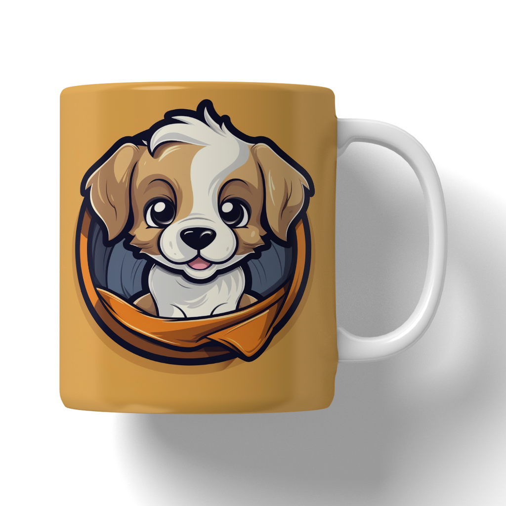 Caneca Ilustração de dogs