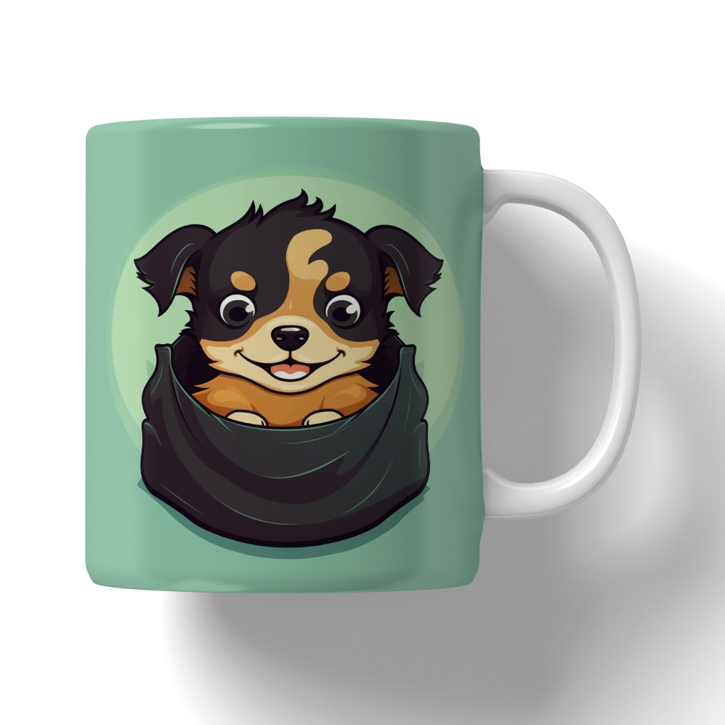 Caneca Ilustração de dogs