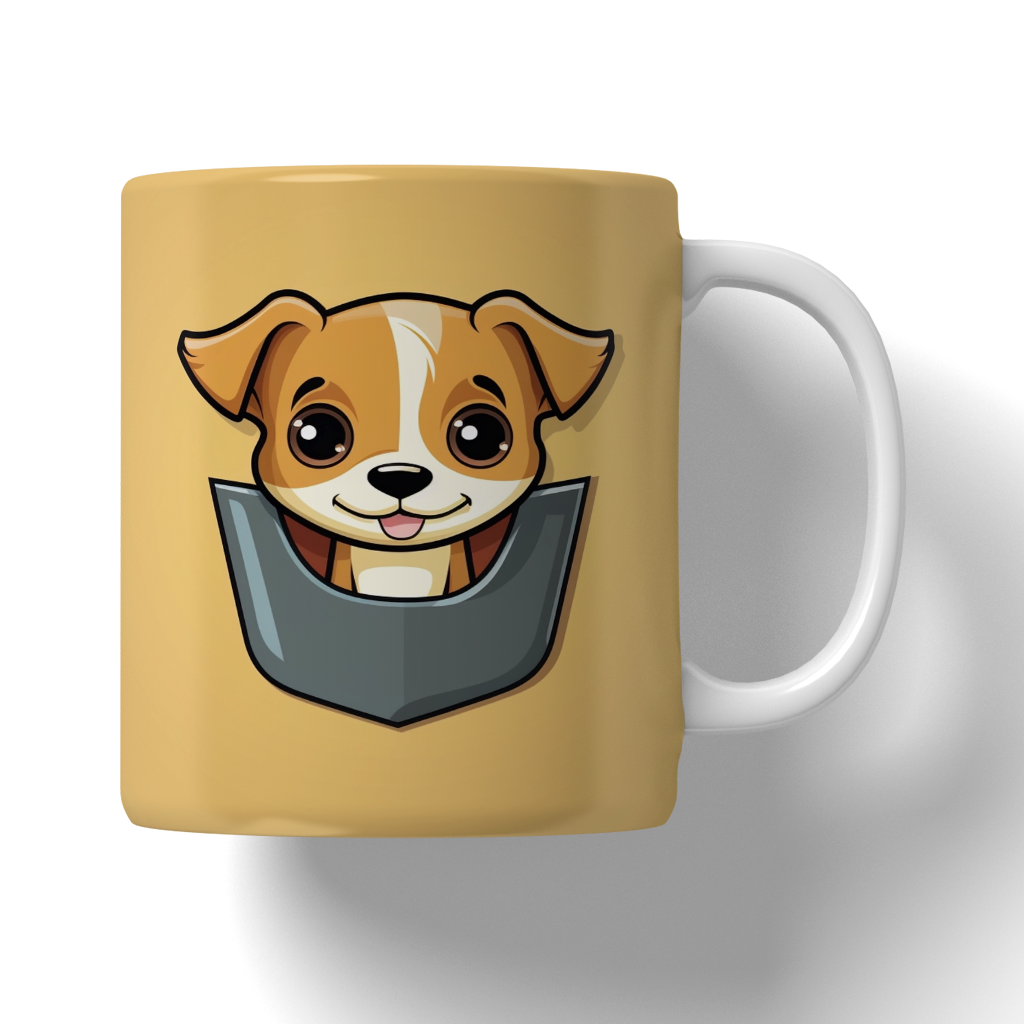 Caneca Ilustração de dogs