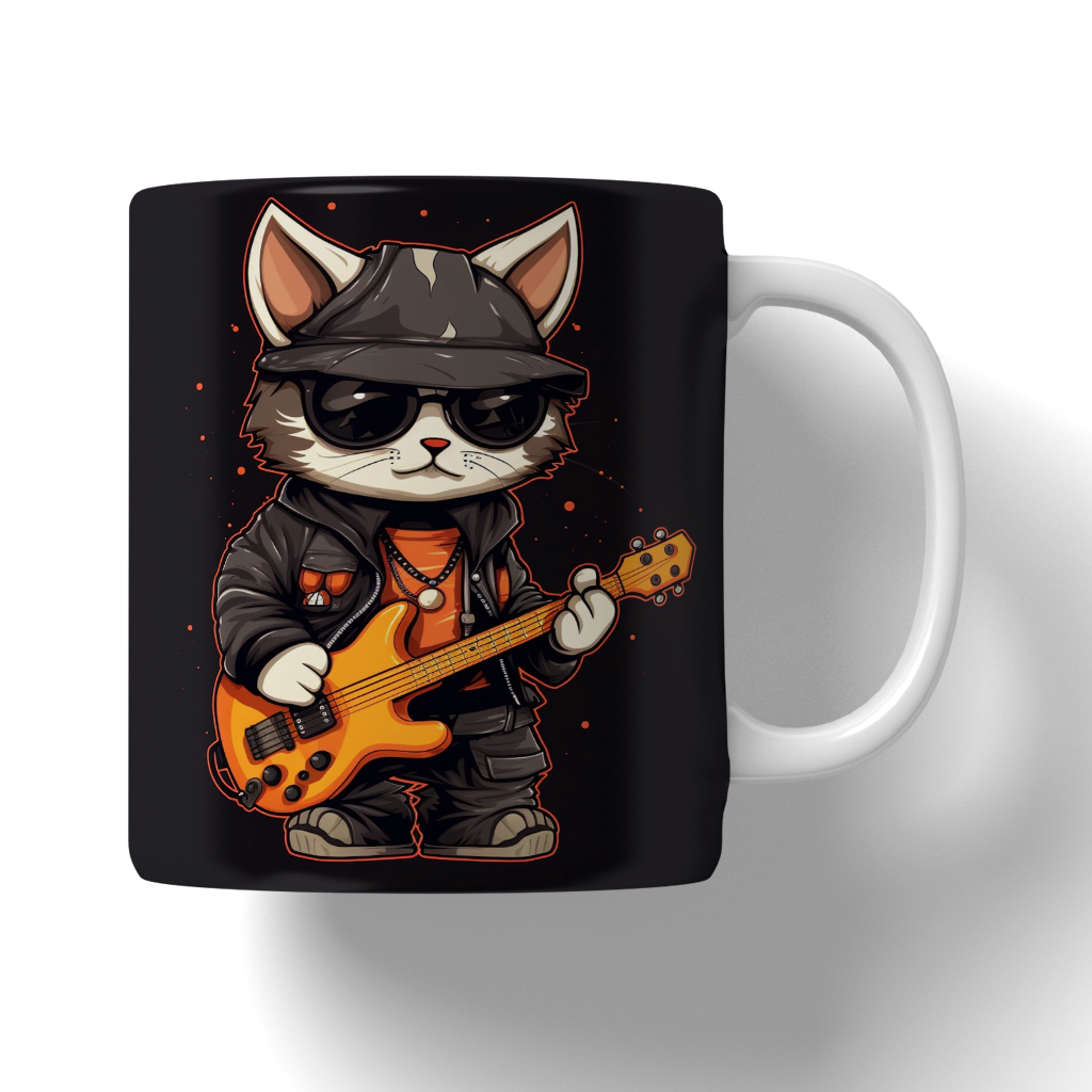 Caneca Ilustrações de Gatos