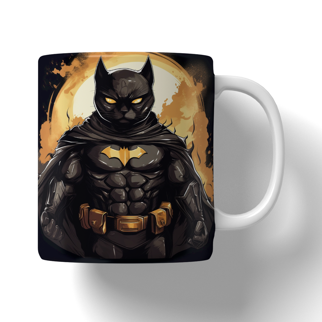 Caneca Ilustração de gatos