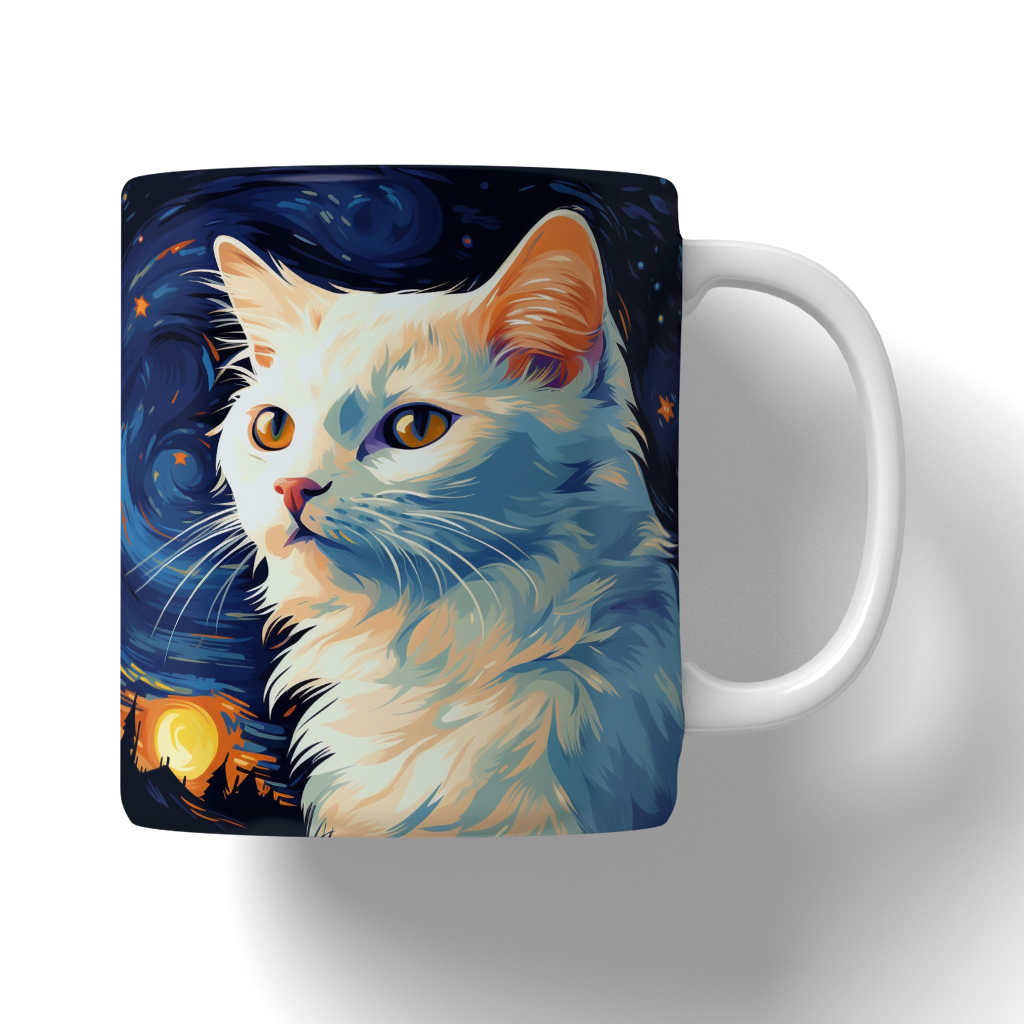 Caneca Ilustrações de Gatos