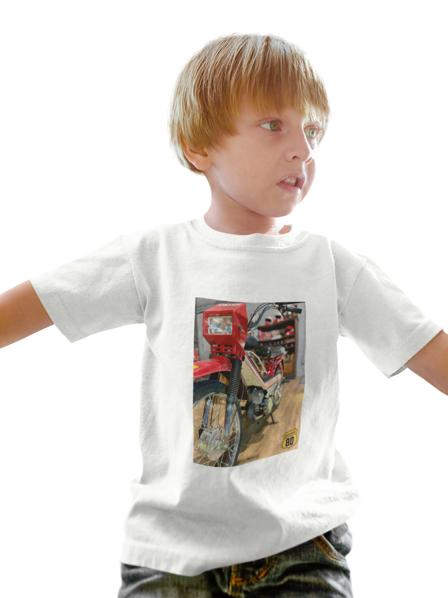 Camiseta infantil Mobylette