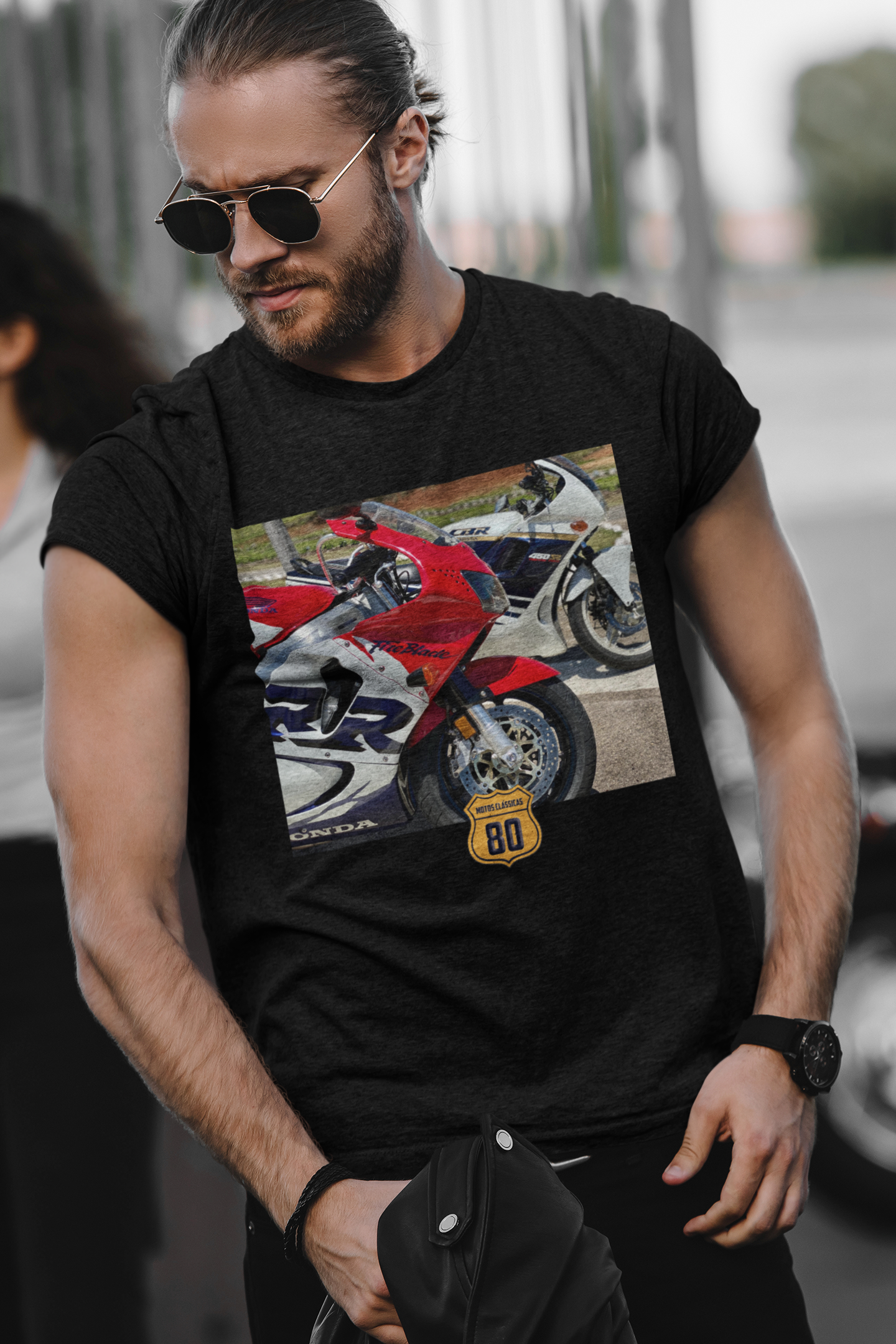 Camiseta CBR 900RR e CBR 450SR