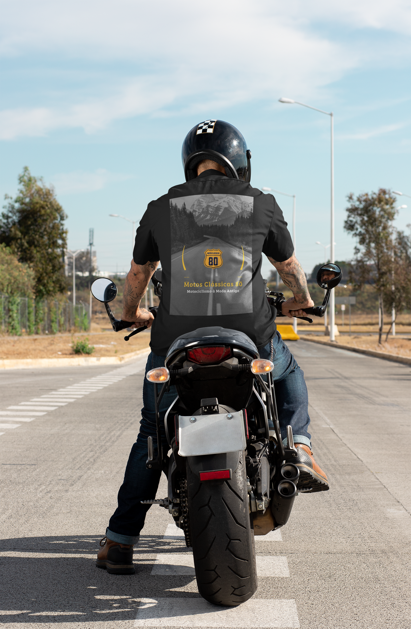 Camiseta Basic Vintage Stoned - The Road - Costas