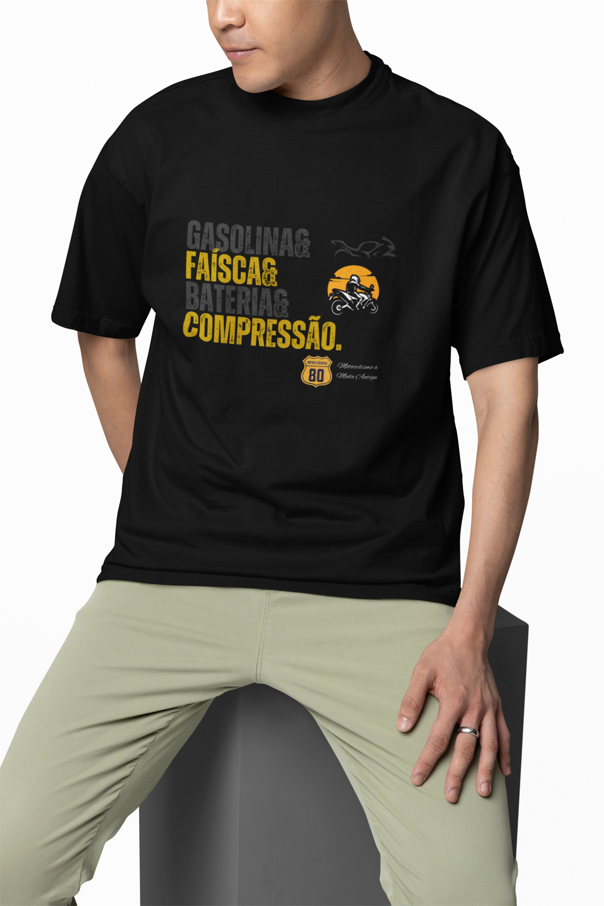 Camiseta Gasolina e Faisca