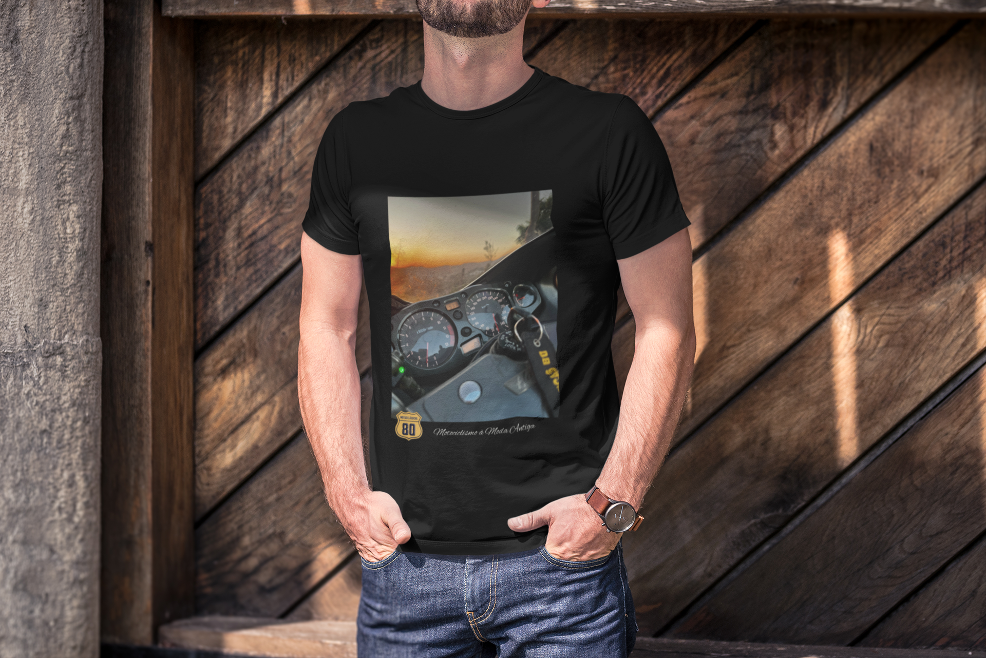 Camiseta Hayabusa Painel ao por do sol