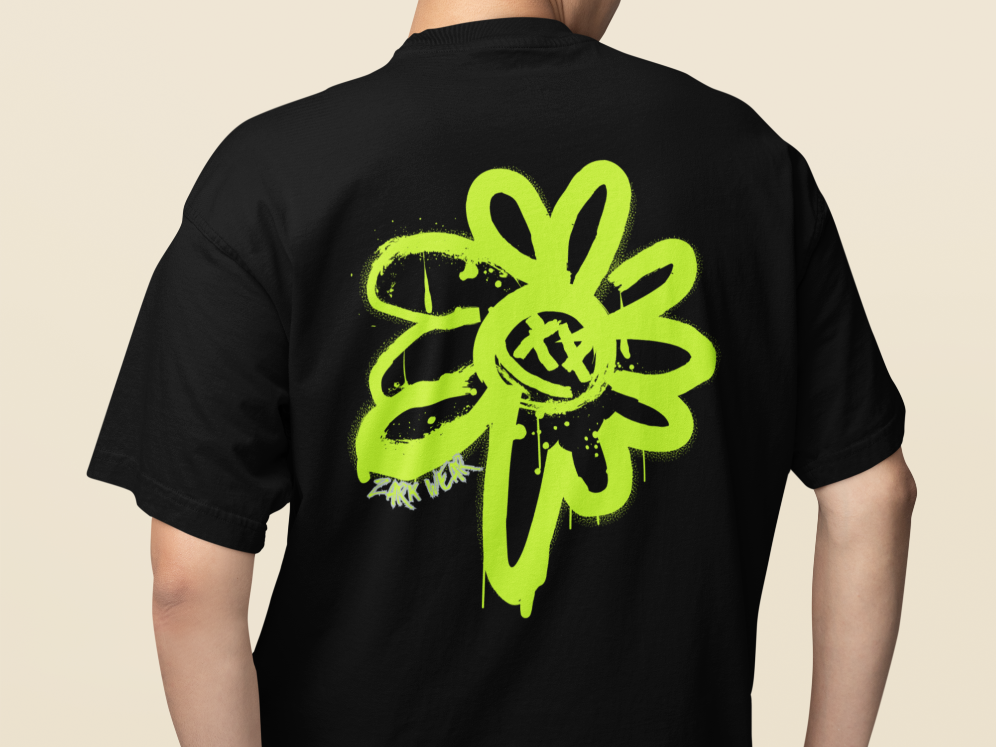 Camiseta Oversized COLORS Neon Grafitti