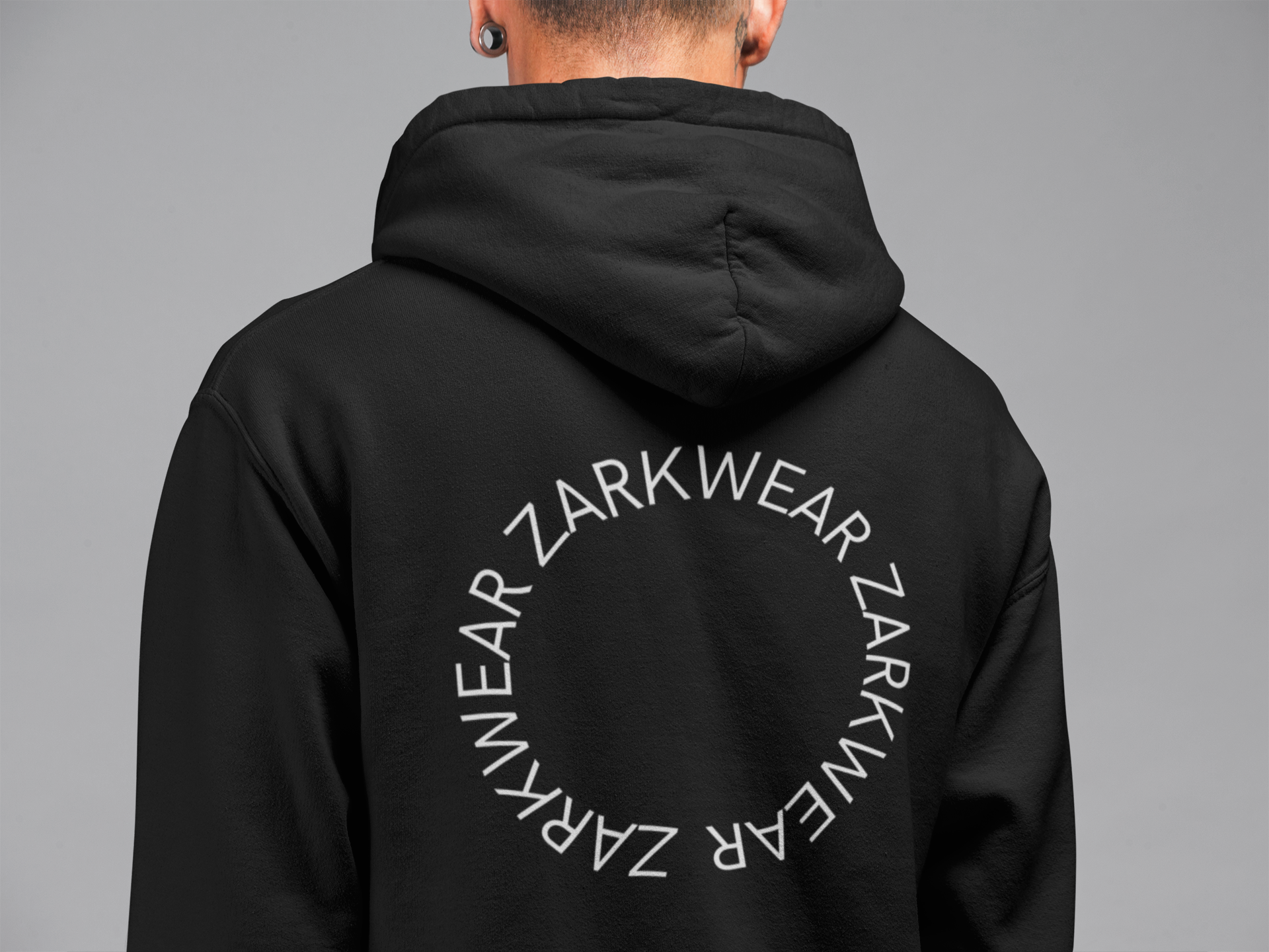 Moletom Canguru Zark Wear (com estampa nas costas)