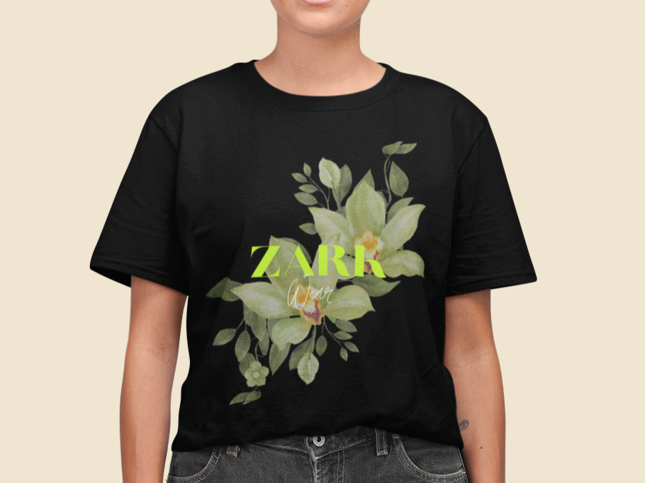 Camiseta Feminina COLORS Green Flower