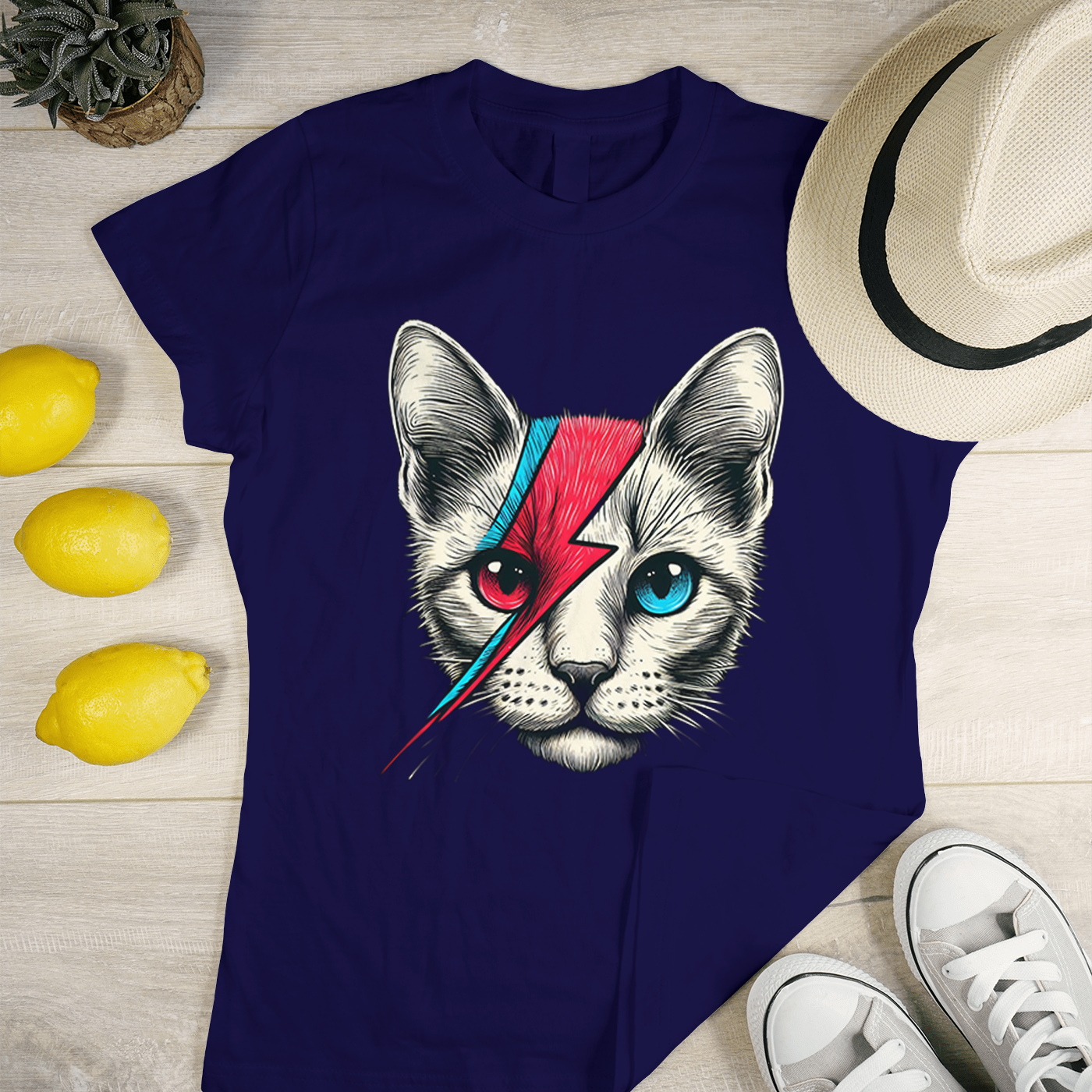 Gato Ziggy Stardust Blue