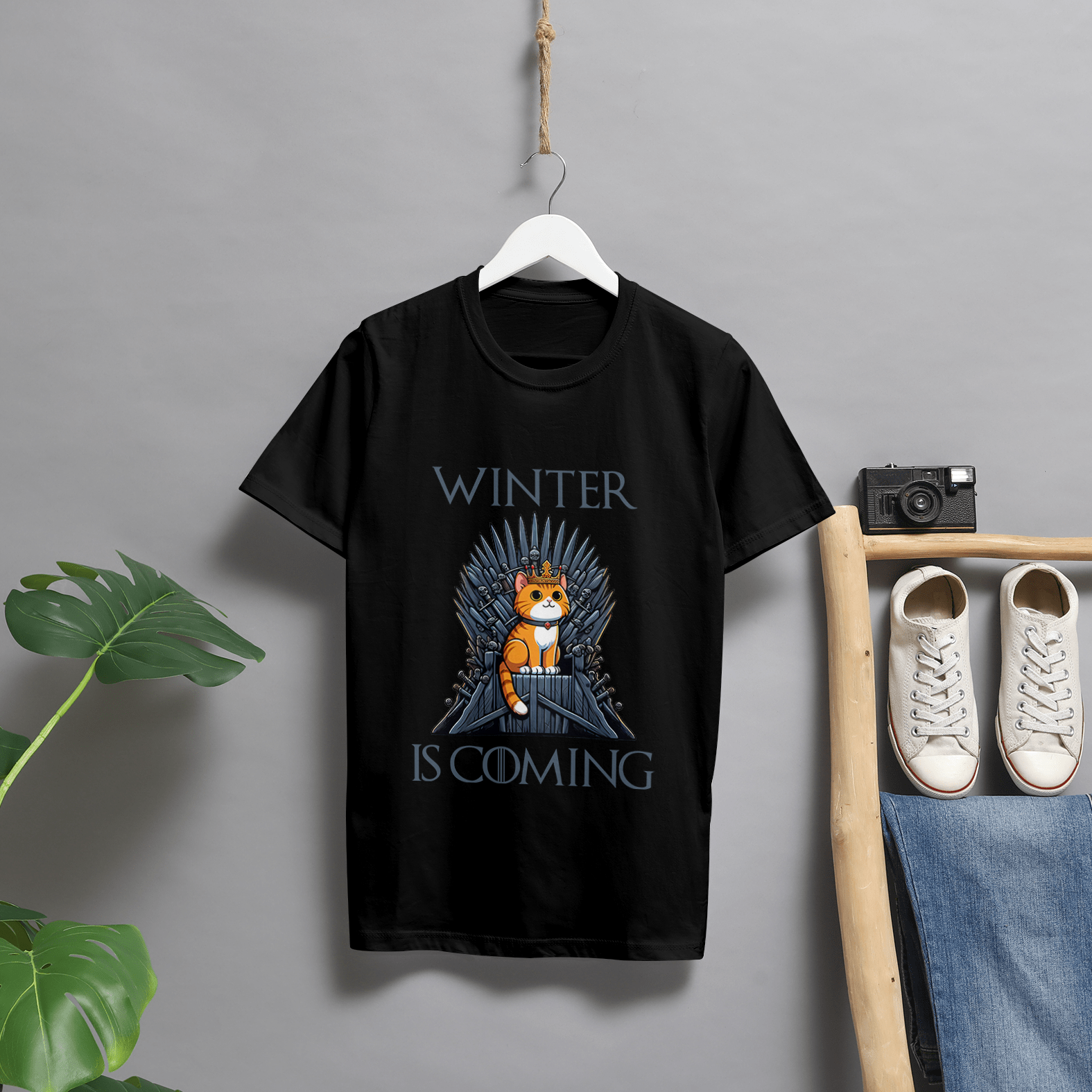 Winter is Coming GOT Black