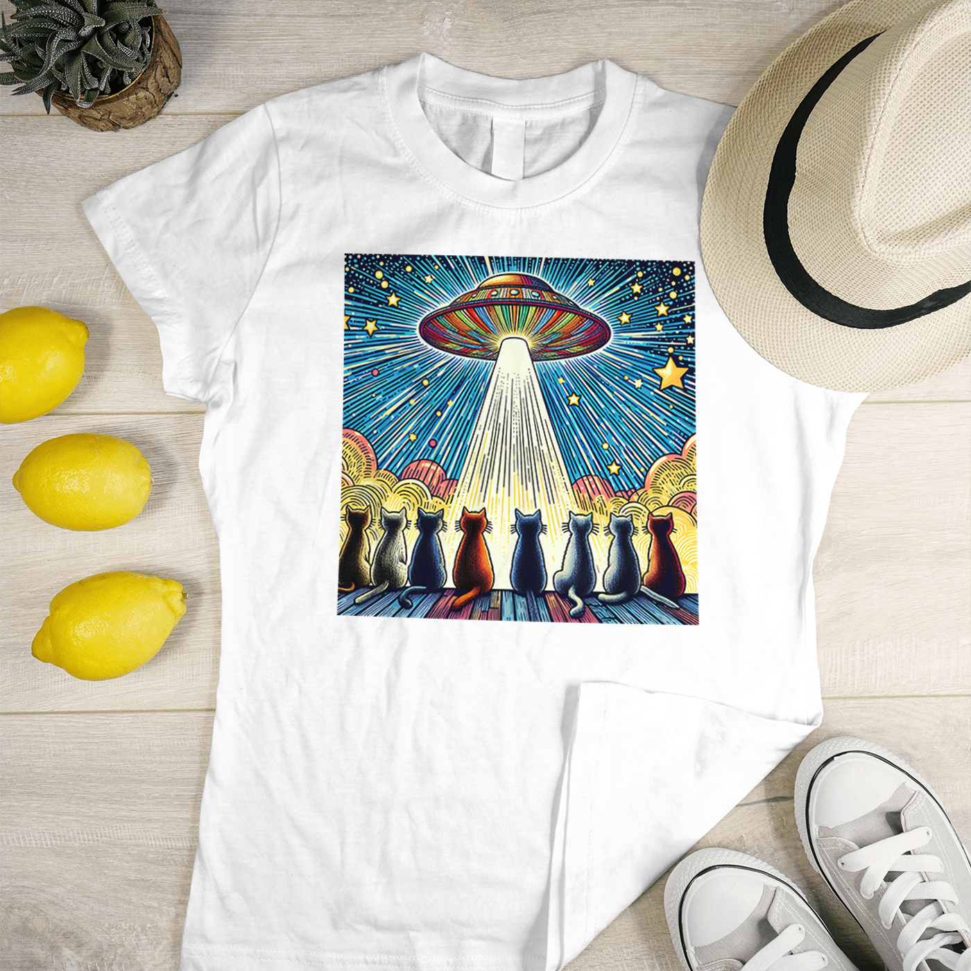 Gatos Galácticos White