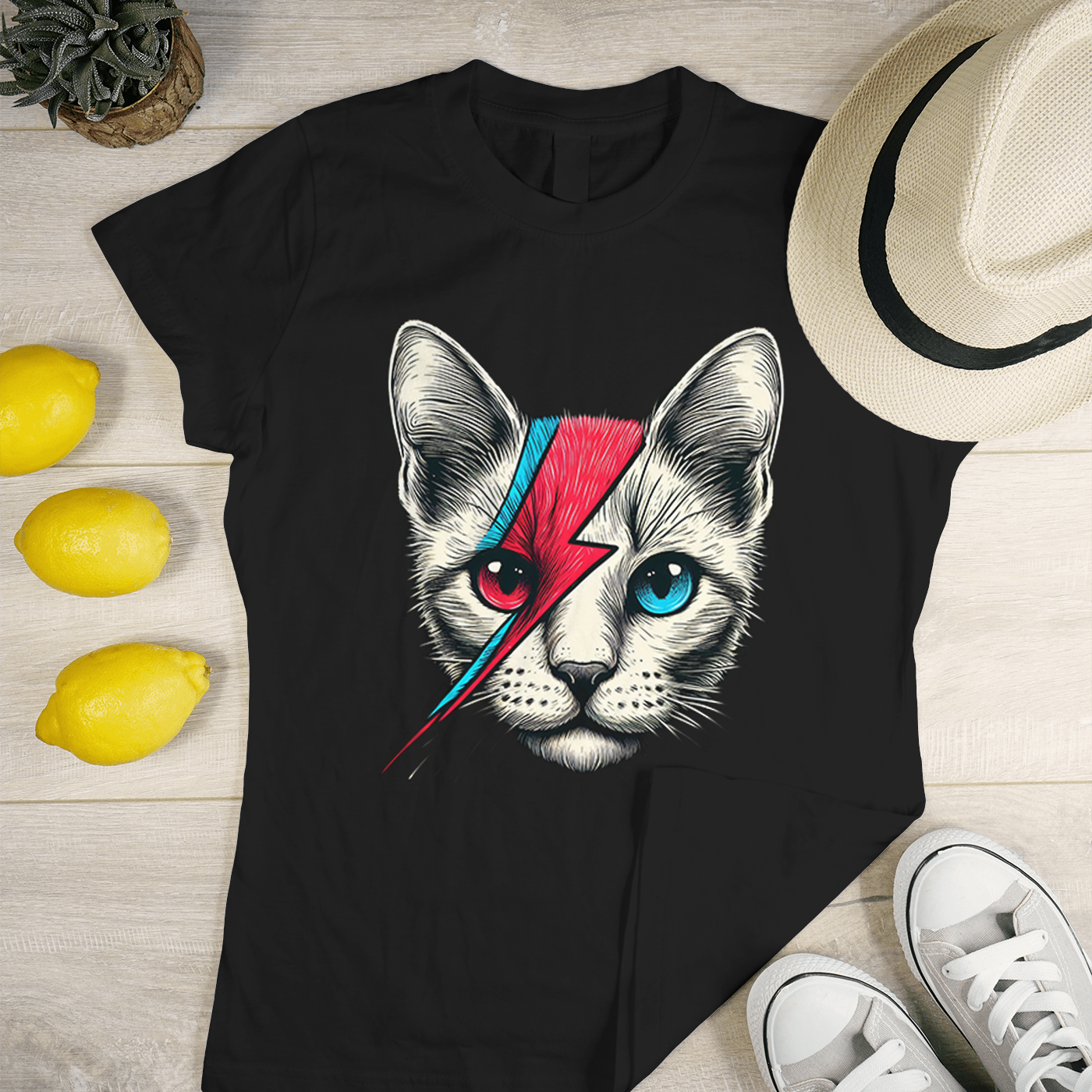 Gato Ziggy Stardust Black