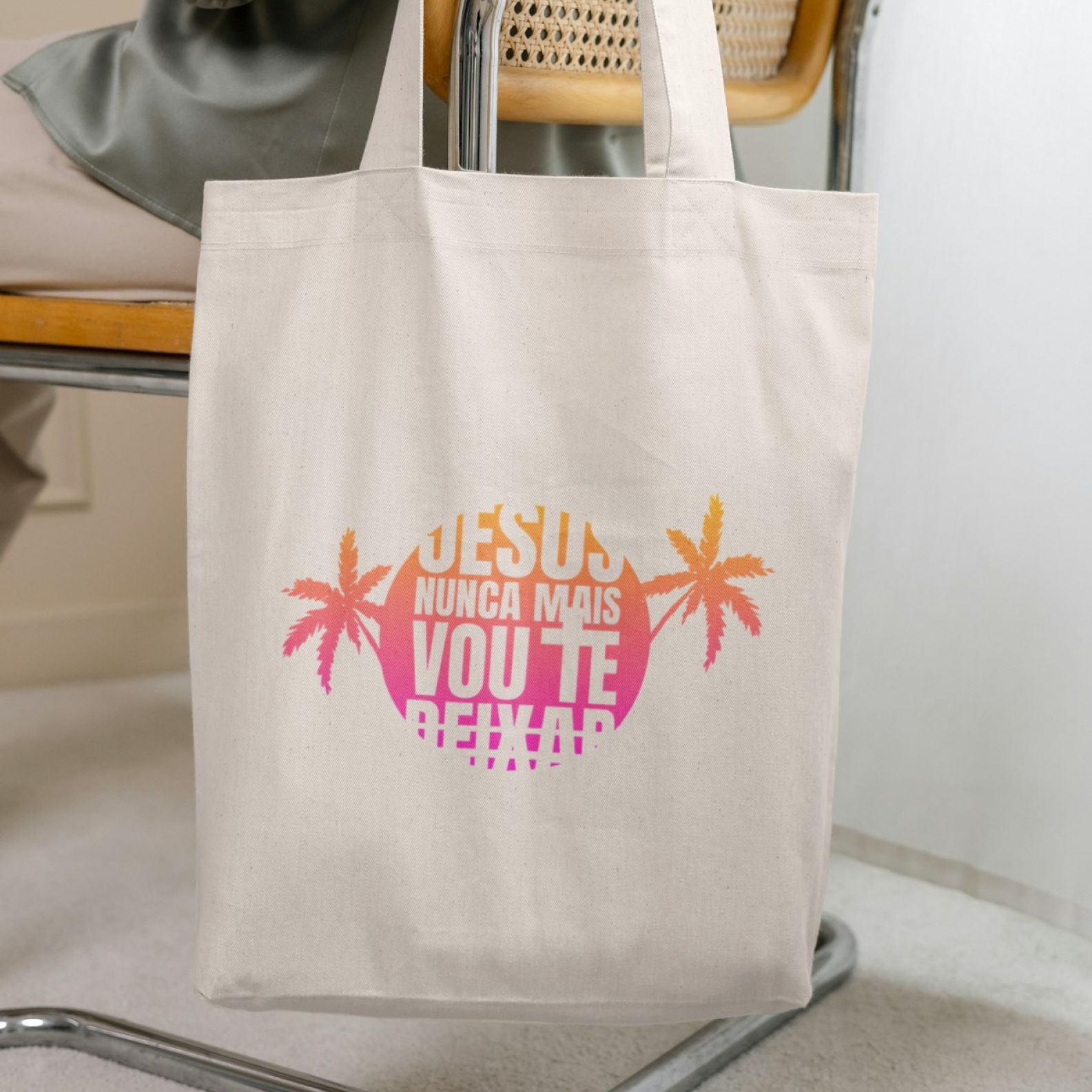 Ecobag - Capa Jesus Nunca Mais Vou Te Deixar Retrowave