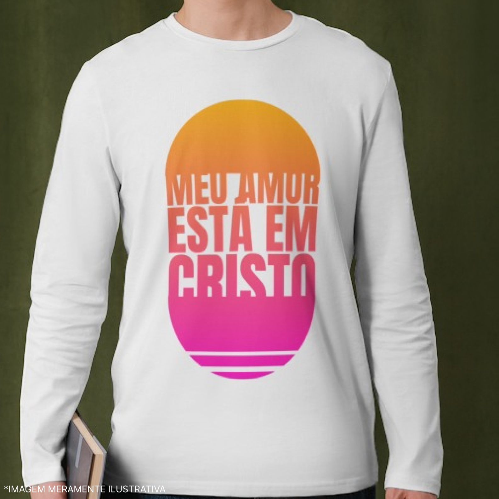 Moletom Fechado - Meu Amor Está Em Cristo