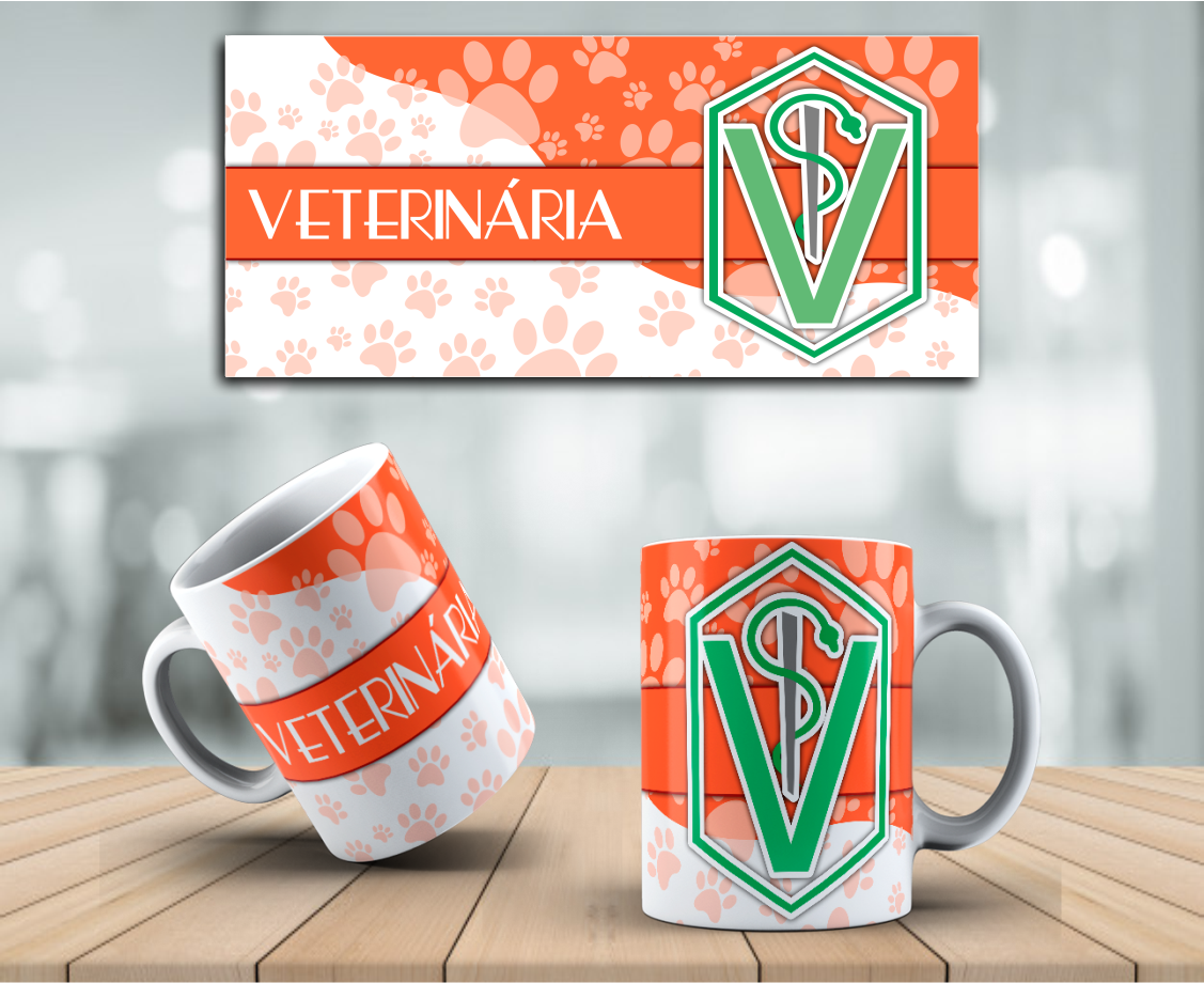 CANECA PROFISSÕES - VETERINÁRIA