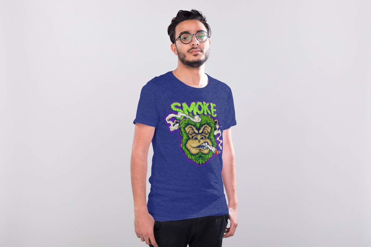 CAMISETA GORILA SMOKE